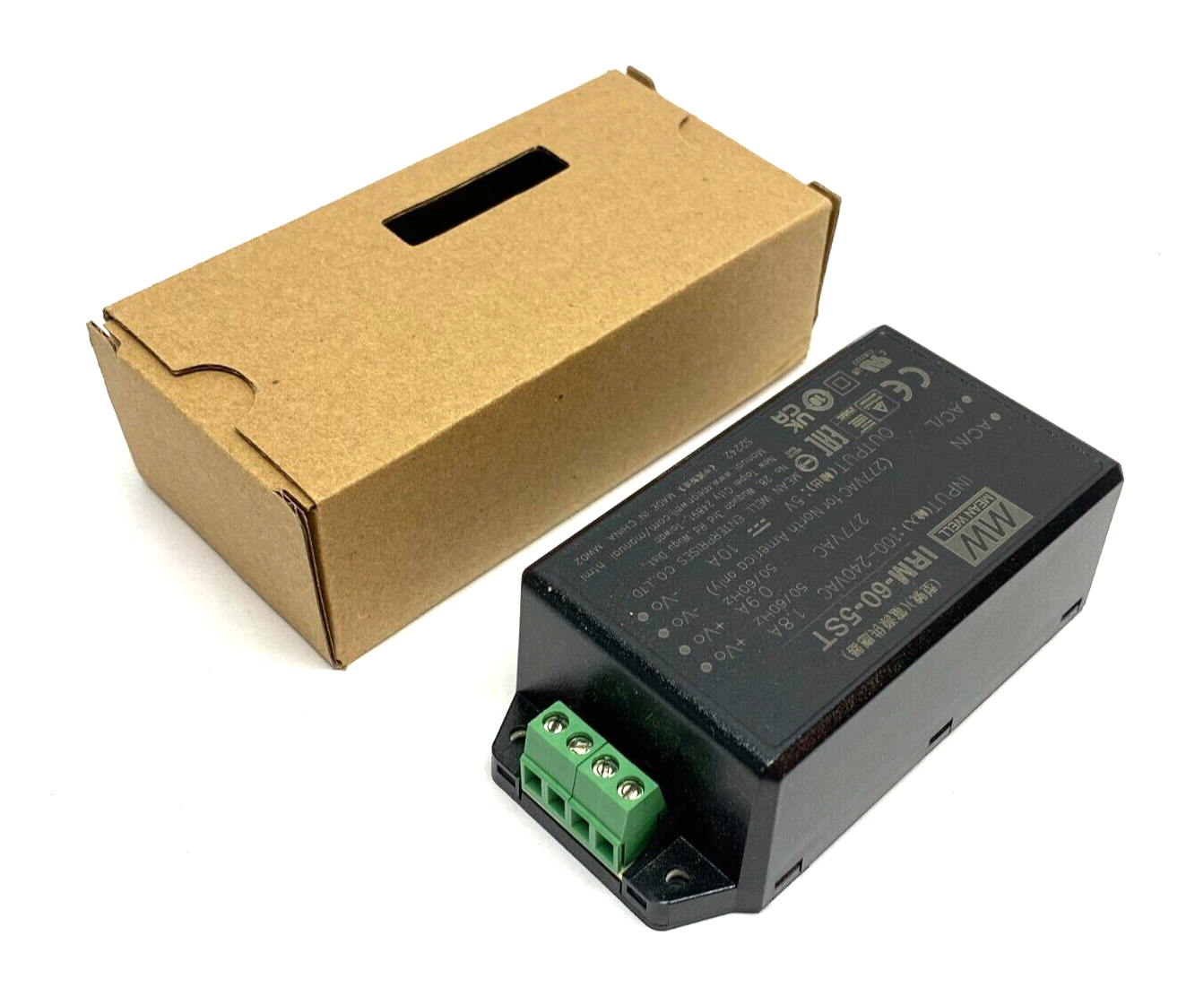 Meanwell IRM-60-5ST AC/DC Power Supply Converter Single Output 5V@10A 50W - Maverick Industrial Sales