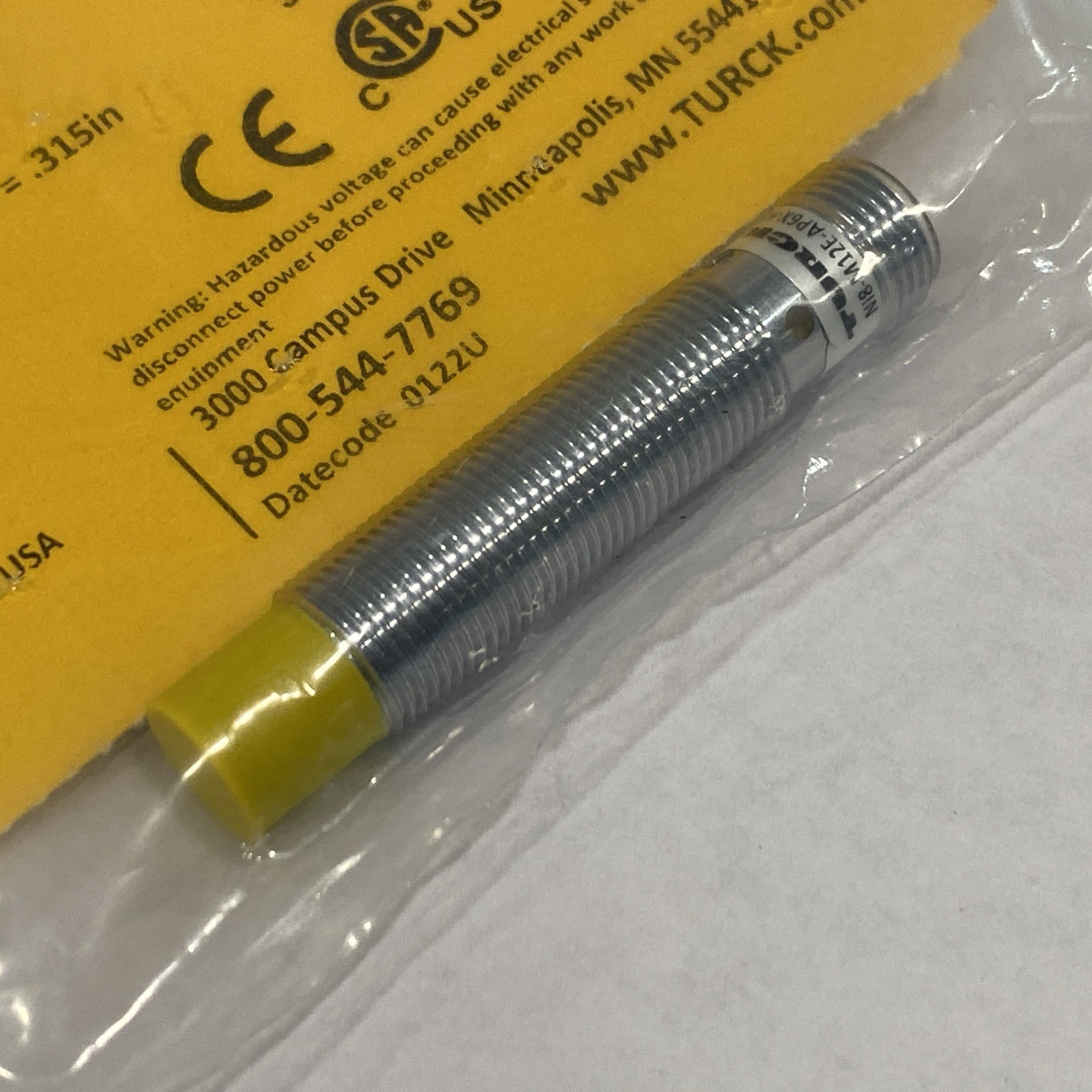 Turck NI8-M12E-AP6X-H1141 Inductive Proximity Sensor 46113981 - Maverick Industrial Sales
