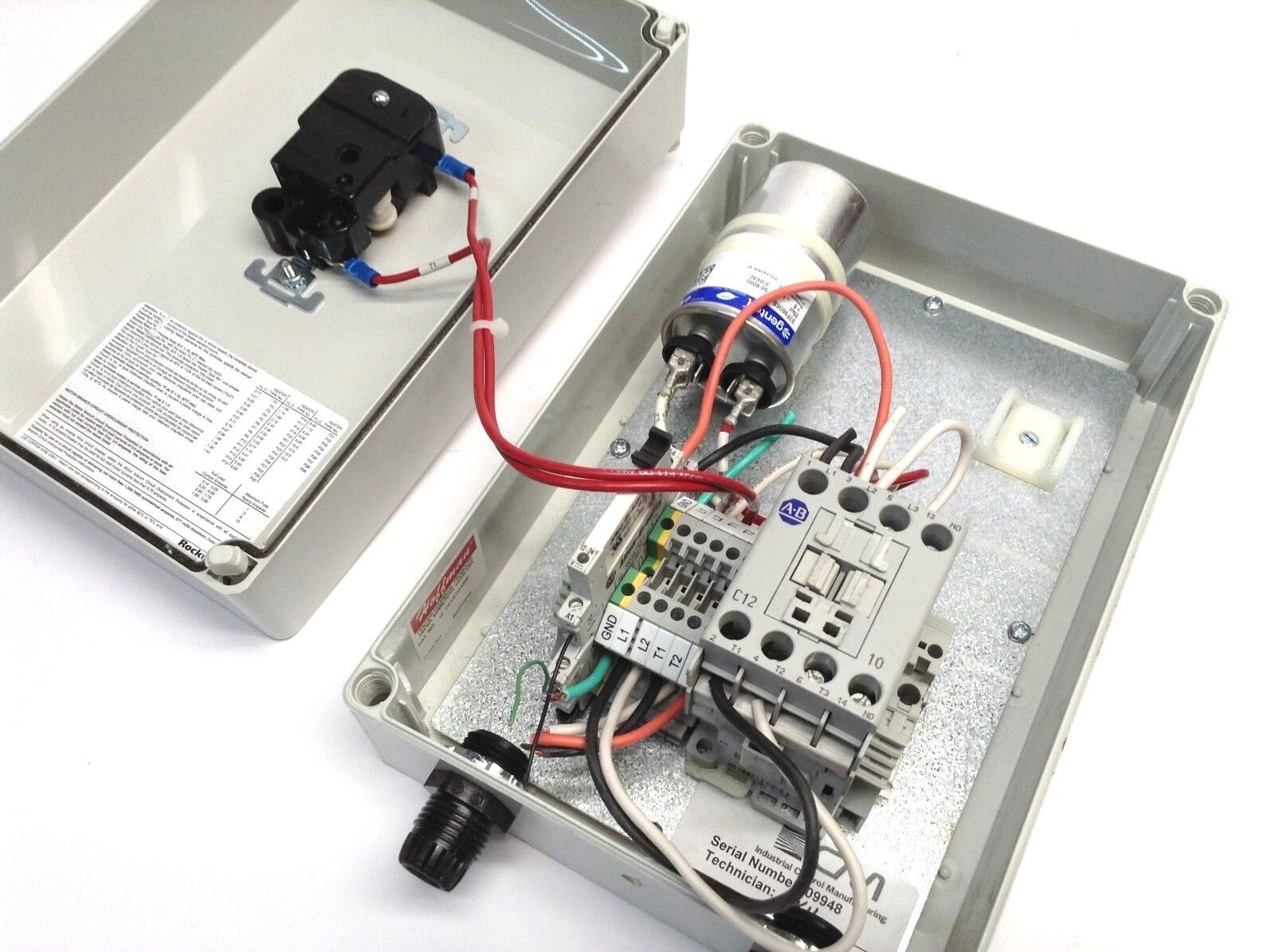 Martin Eng. Motor Overcurrent Protection Unit, Hoffman Q251810ABE, AB 100-C12*10 - Maverick Industrial Sales