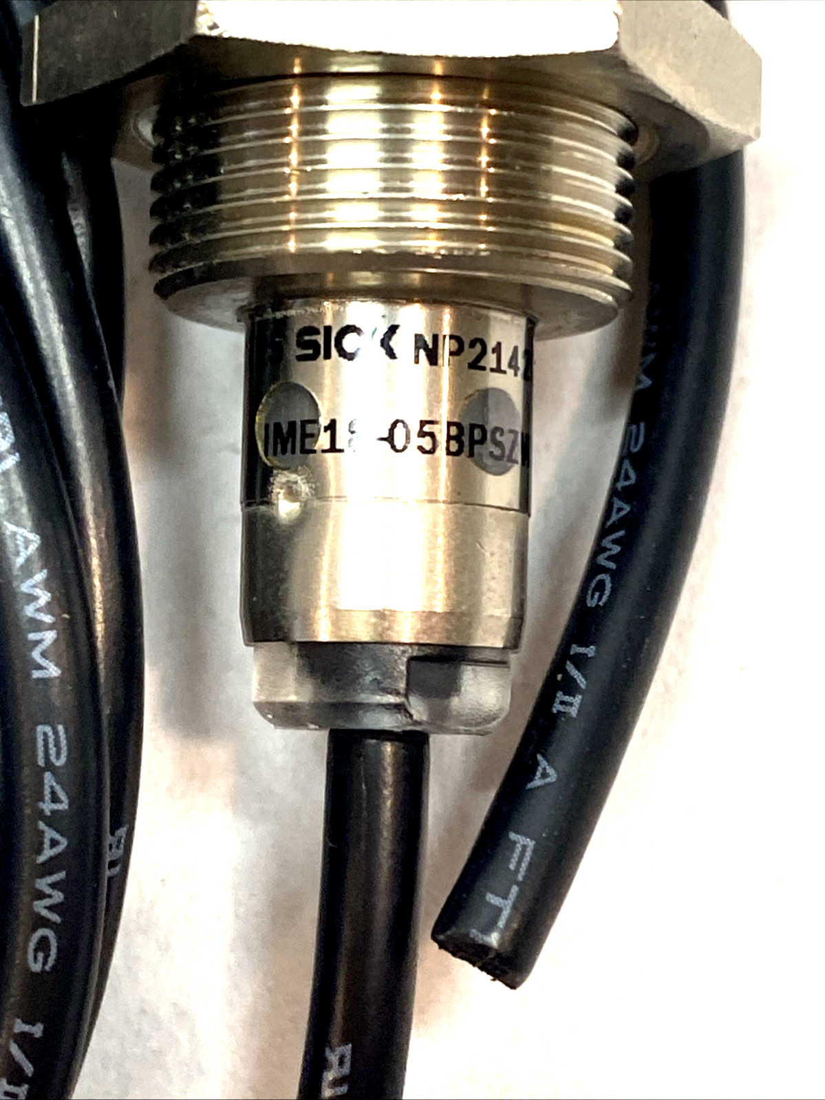 IME18-05BPSZW5S | SICK Inductive Proximity Sensor M18 5mm PNP Flush 10-30VDC - Used - Maverick Industrial Sales