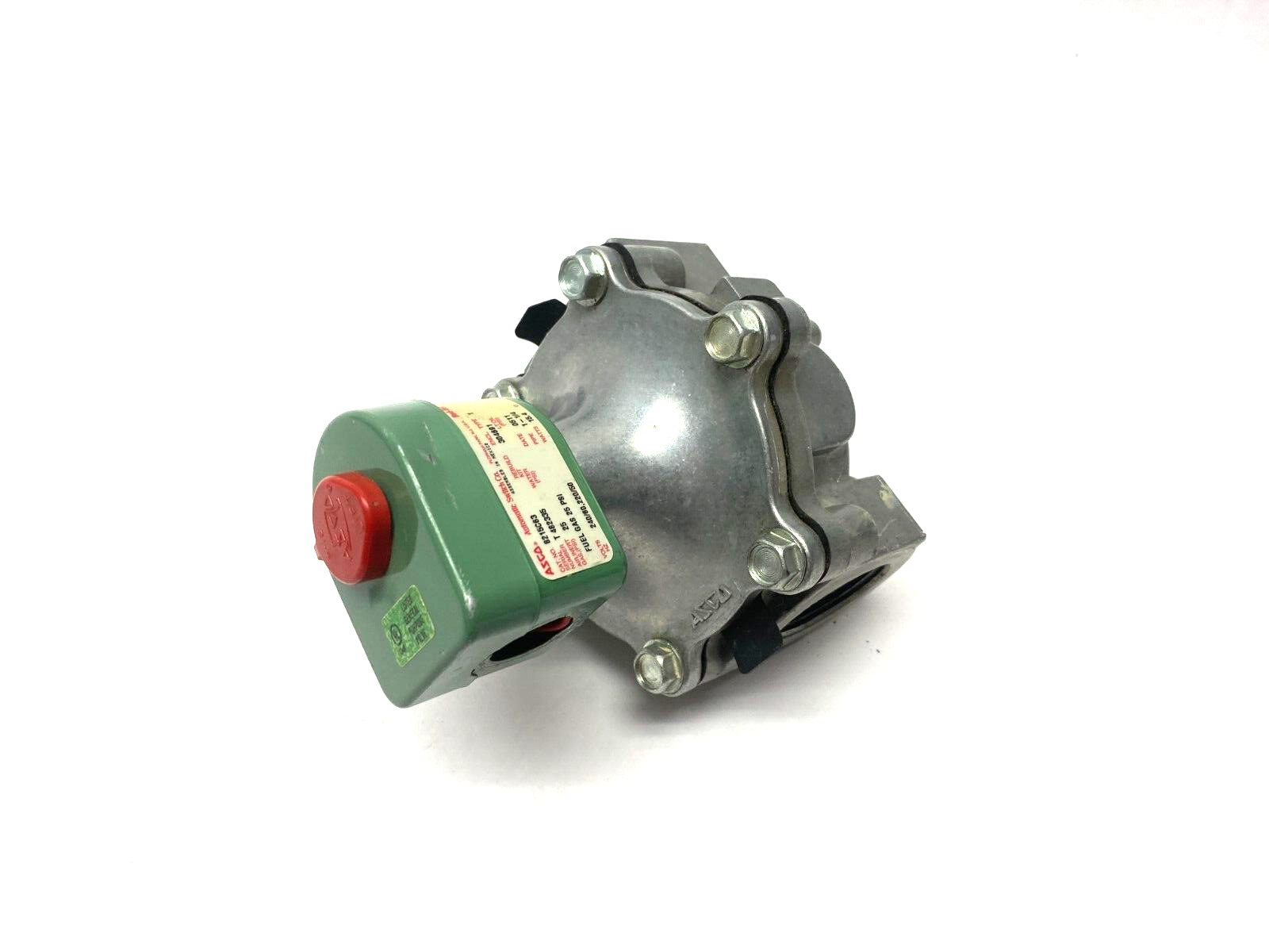 ASCO 8215C63 Red Hat Solenoid Valve 2-Way Normally Open 1-1/4" NPT 15.4W - Maverick Industrial Sales