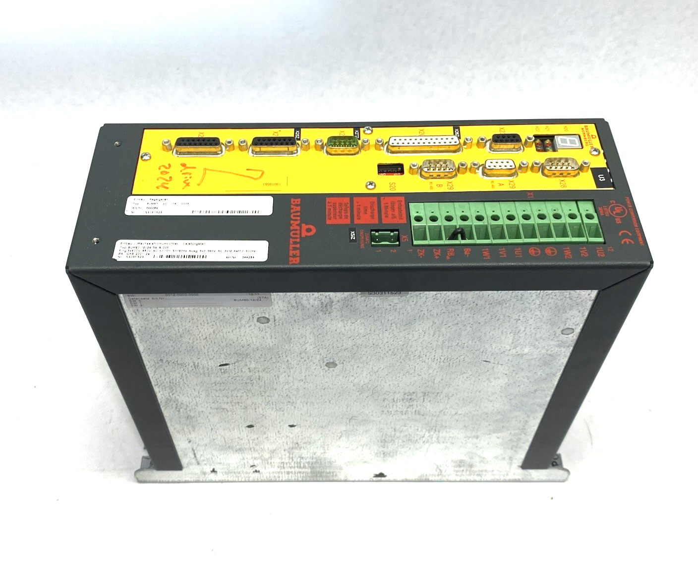 Baumüller BUM60-12/24-54-B-001 Servo Drive 3-Phase BUM60-VC-0A-0001 - Maverick Industrial Sales