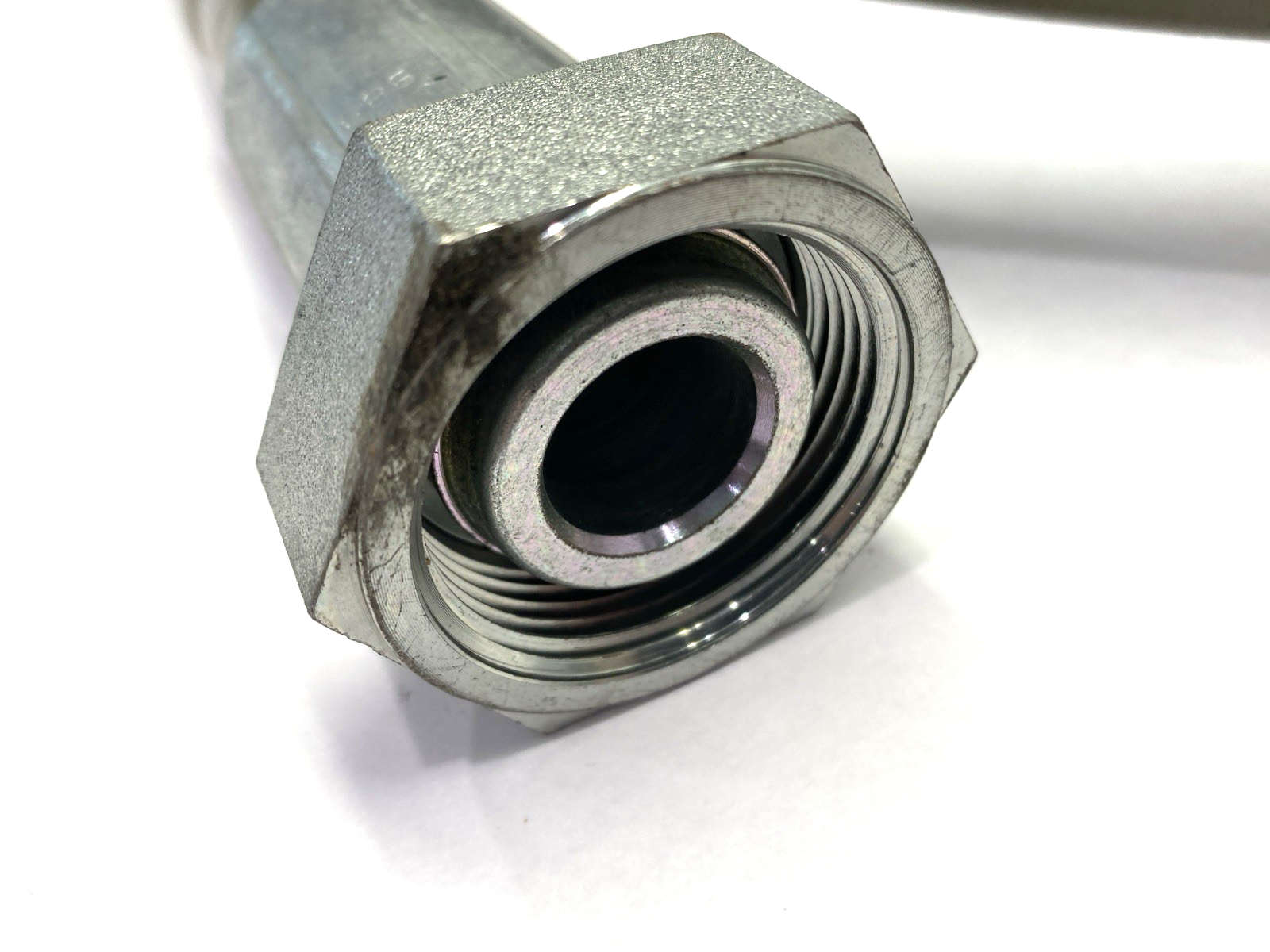Parker 2380F-16V07 High Pressure Glue Hose 25mm ID 5' Overall Length - Maverick Industrial Sales