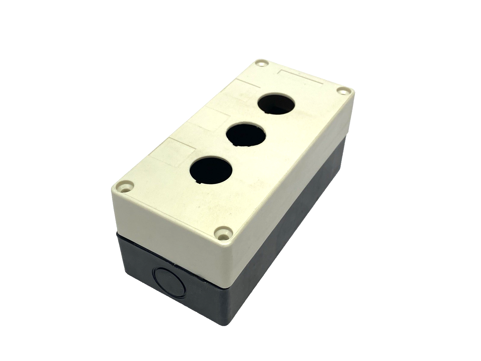 CA-BX3,CA-BX3-WHITE | Suns International CA-BX3 White 22mm 3-Pushbutton Enclosure 65mm x 72mm - New Other - Maverick Industrial Sales
