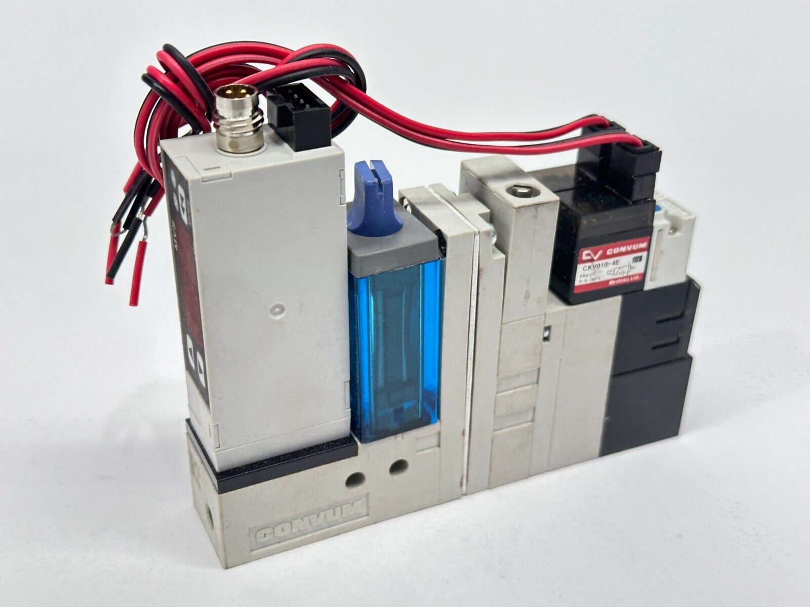 Parker Convum MC22S10HSZLC4BLN Vacuum Generator 4128 w/ MVS-201-PCP - Maverick Industrial Sales