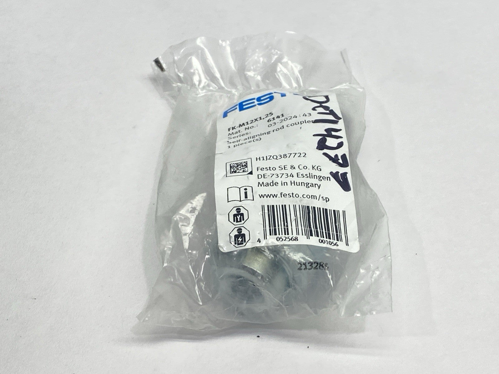 Festo FK-M12X1,25 Self-Aligning Rod Coupler 6141 - Maverick Industrial Sales
