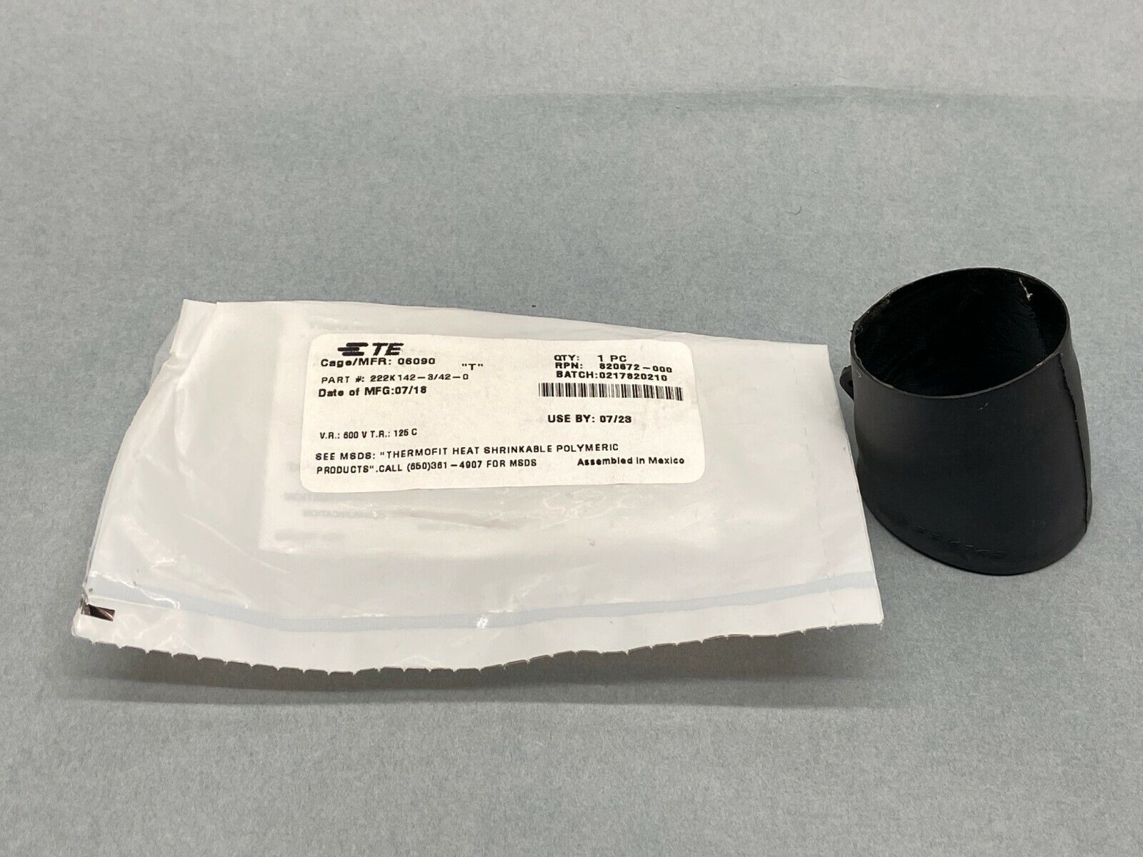TE Connectivity 222K142-3/42-0 Heat Shrink Boot - Maverick Industrial Sales