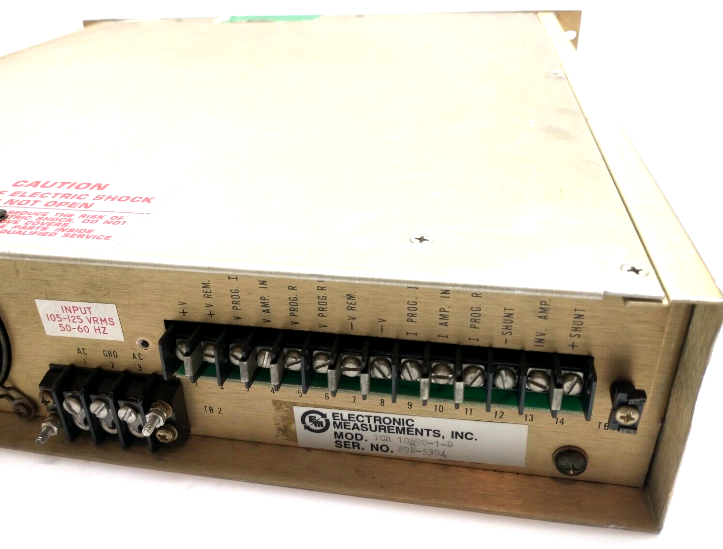 Electronic Measurements Inc. TCR10S90-1-D TCR Power Supply - Maverick Industrial Sales