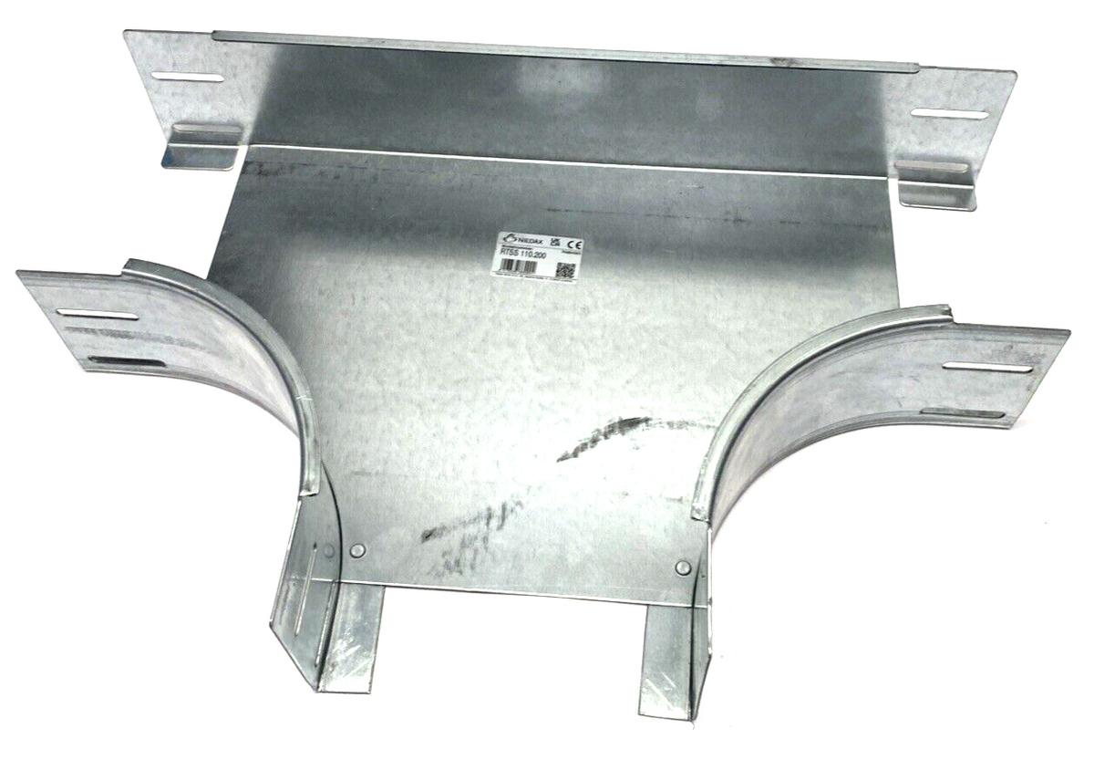 Niedax RTSS 110.200 Cable Tray System T-Piece & RTSDVRS 200-2.0 S Antislip Cover - Maverick Industrial Sales