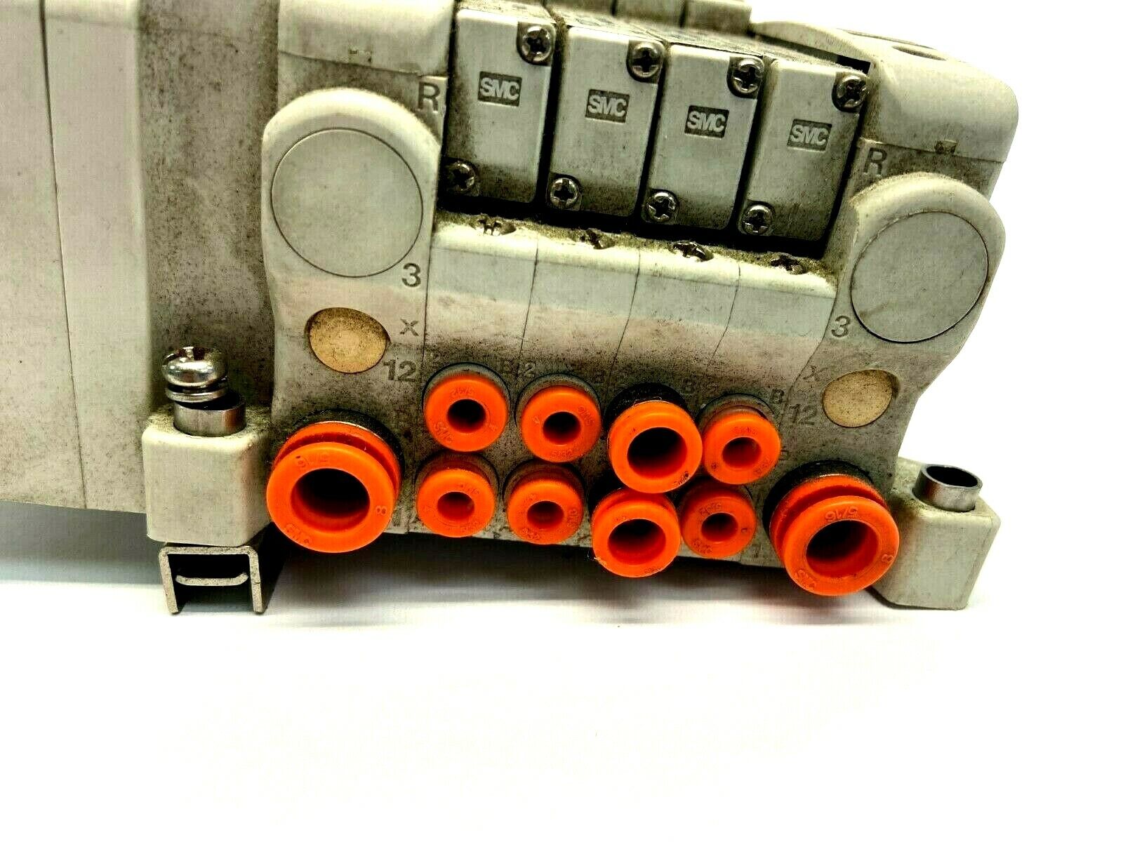 SMC VV5QC11-04FD D-Sub Connector Manifold w/ Pneumatic Valves - Maverick Industrial Sales