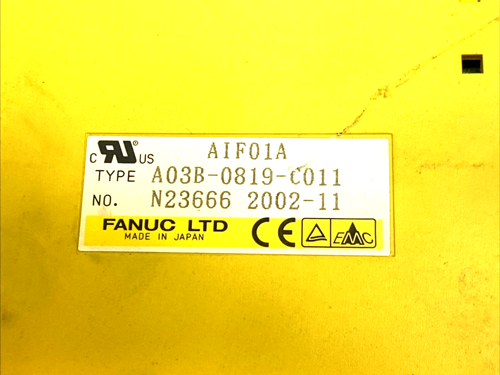 A1F01A | FANUC I/O Interface Module A03B-0819-C011 - Used - Maverick Industrial Sales