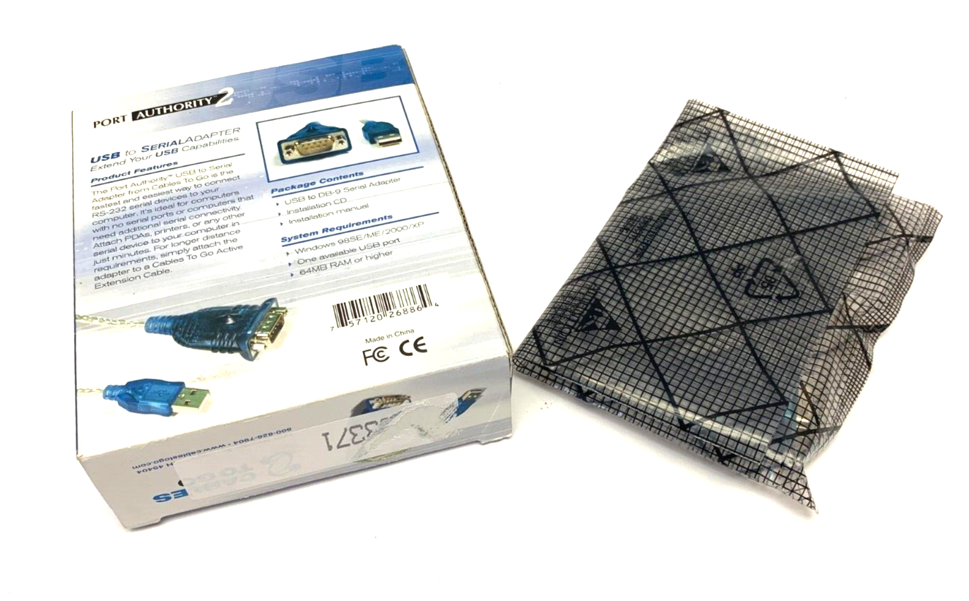 Port Authority 26886 USB to Serial Adapter - Maverick Industrial Sales