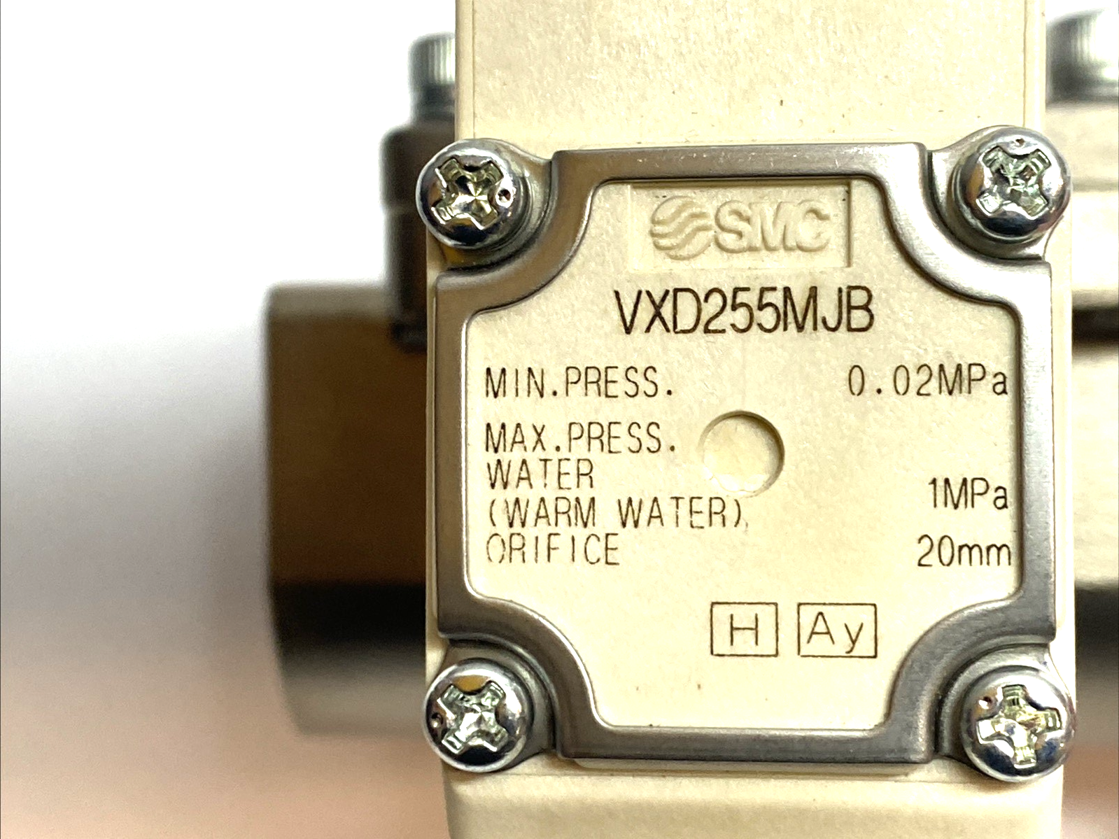 VXD255MJB | SMC 2-Port Solenoid Valve Heated Water Pilot Operated IP65 - New – Open box - Maverick Industrial Sales