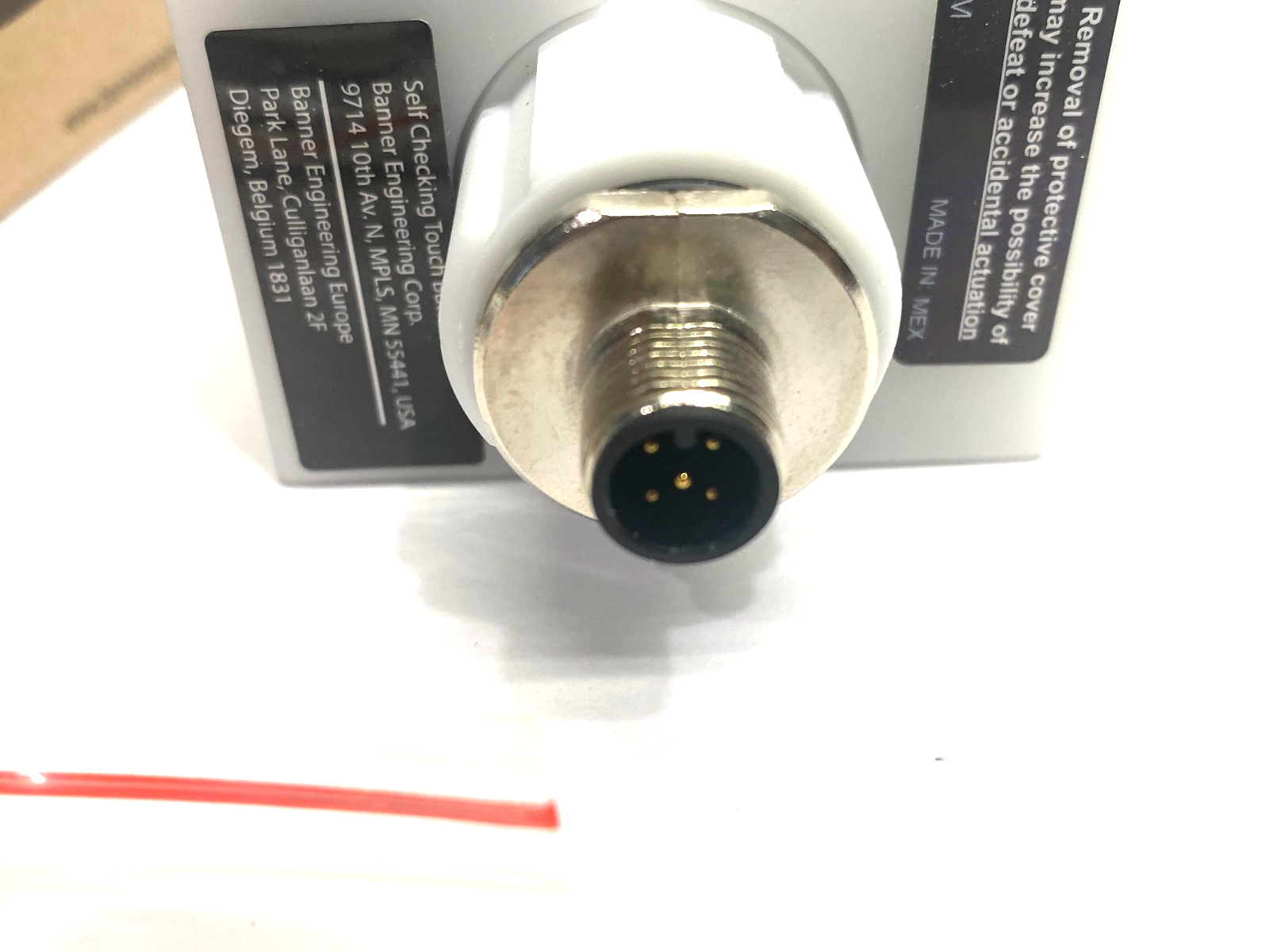 Banner VTBP6GRQ Illuminated Verification Touch Button 2-Color 5-Pin M12 75937 - Maverick Industrial Sales