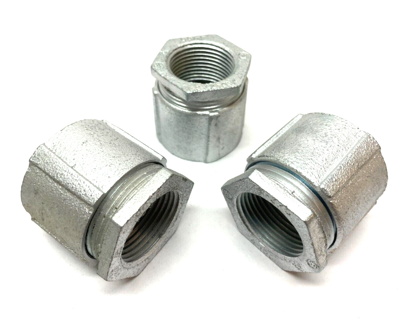 EGS Appleton EC100 Rigid Conduit 3-Piece Union 1" Mall Iron Coupling PKG OF 3 - Maverick Industrial Sales
