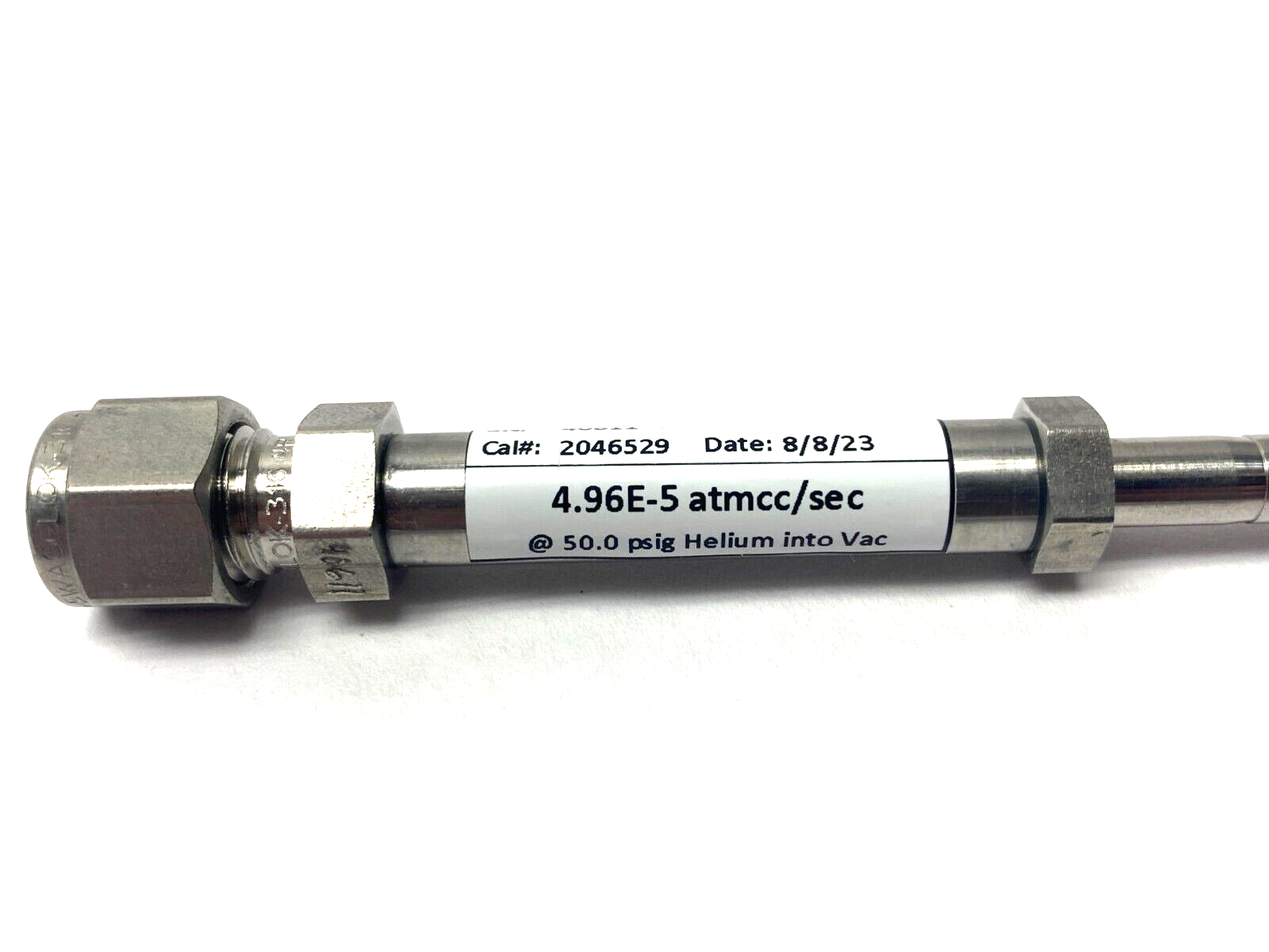 Inficon SPC-2017-G1 Helium Leak Detection Vacuum Jet Nozzle 4.96E-5 atmcc/sec - Maverick Industrial Sales