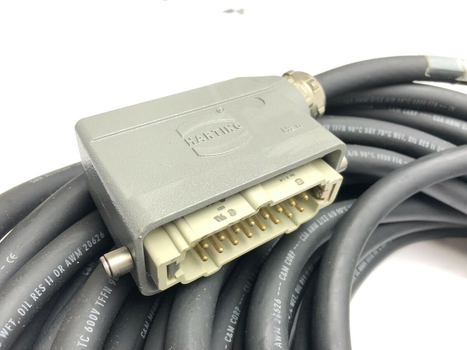 All-Phase HES16-1J2D-3D4-E100 ABB Robot Control Cable 100ft Harting - Maverick Industrial Sales