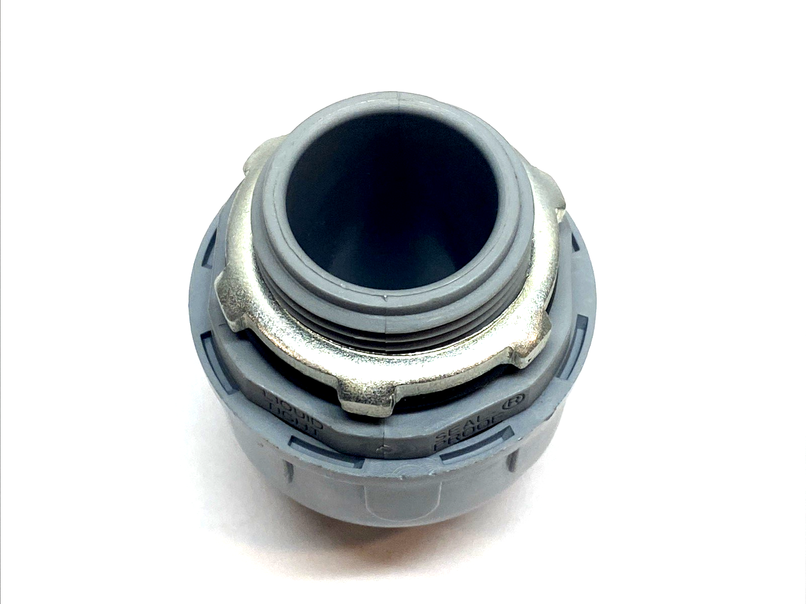 Topaz P473 1" Straight Liquidtight Connector, Gray Nylon 6/6 1" Conduit - Maverick Industrial Sales
