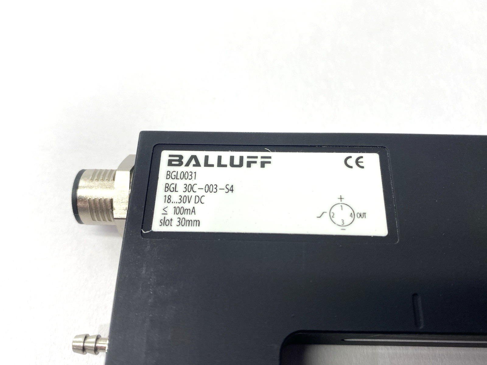 Balluff BGL 30C-003-S4 Photoelectric Fork Sensor 30mm Slot M8 Series C BGL0031 - Maverick Industrial Sales
