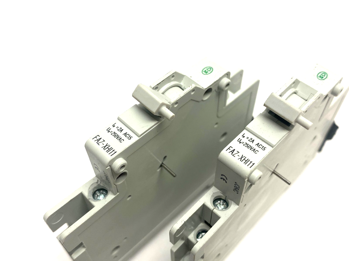 FAZ-XHI11 | Eaton Moeller Auxiliary Contact AC15 250VAC LOT OF 2 - Used - Maverick Industrial Sales