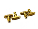 Parker 172PTC-4-4 Push-to-Connect Male Swivel Tee Fitting Brass 1/4" PKG OF 4 - Maverick Industrial Sales