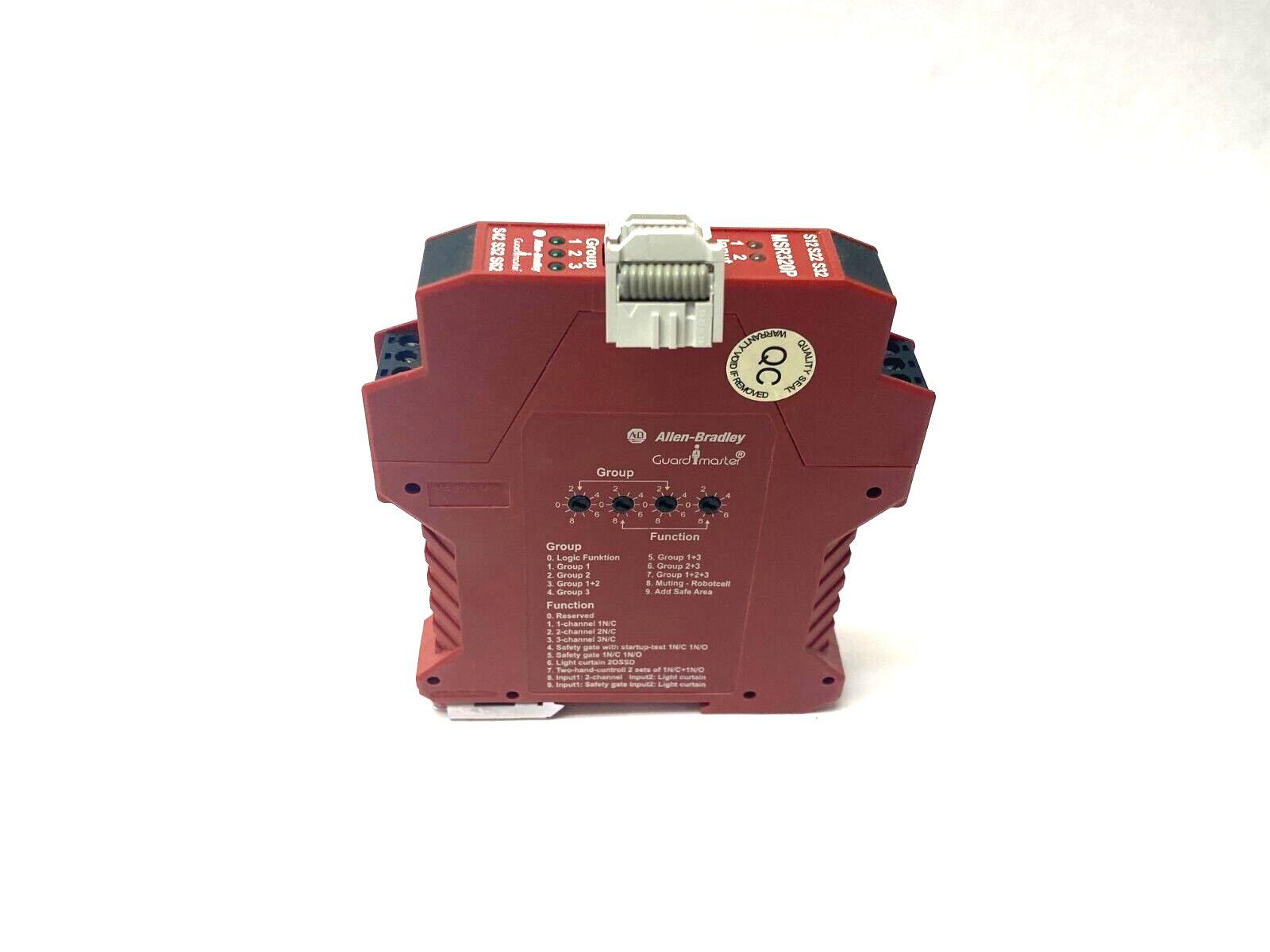 Allen Bradley 440R-W23218 Ser. A Guardmaster MSR320P Safety Relay, Dual Input - Maverick Industrial Sales