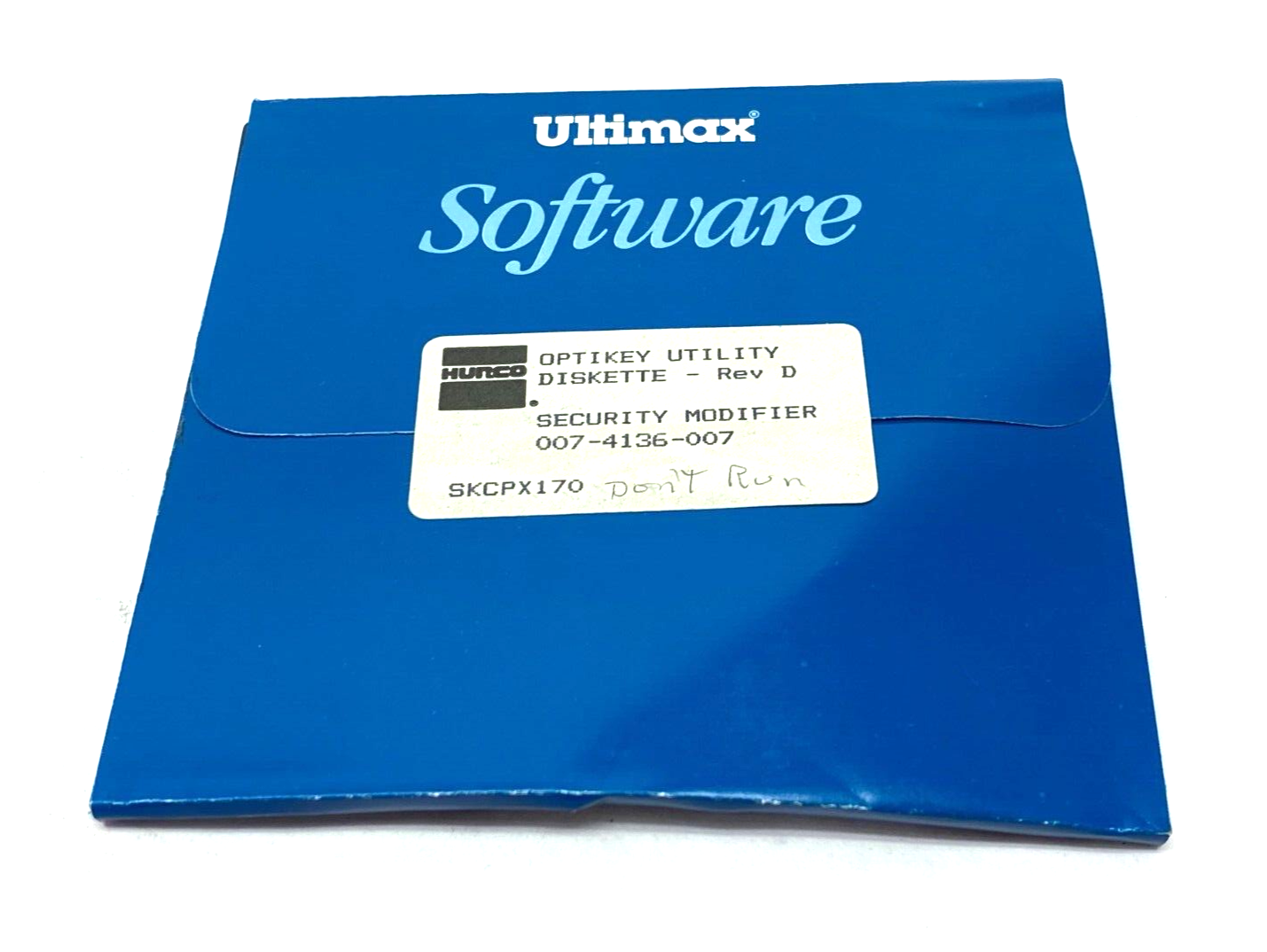 Hurco Ultimax 007-4136-007 Rev. D Opitkey Utility Diskette Security Modifier - Maverick Industrial Sales
