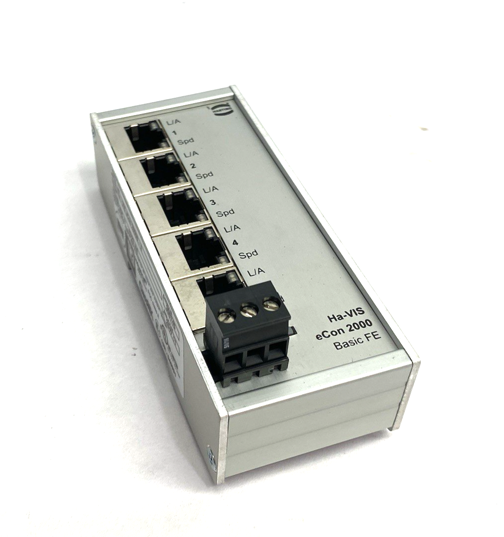 24020050010 | Harting Industrial Ethernet Switch Ha-VIS eCon 2050B-A - Used - Maverick Industrial Sales