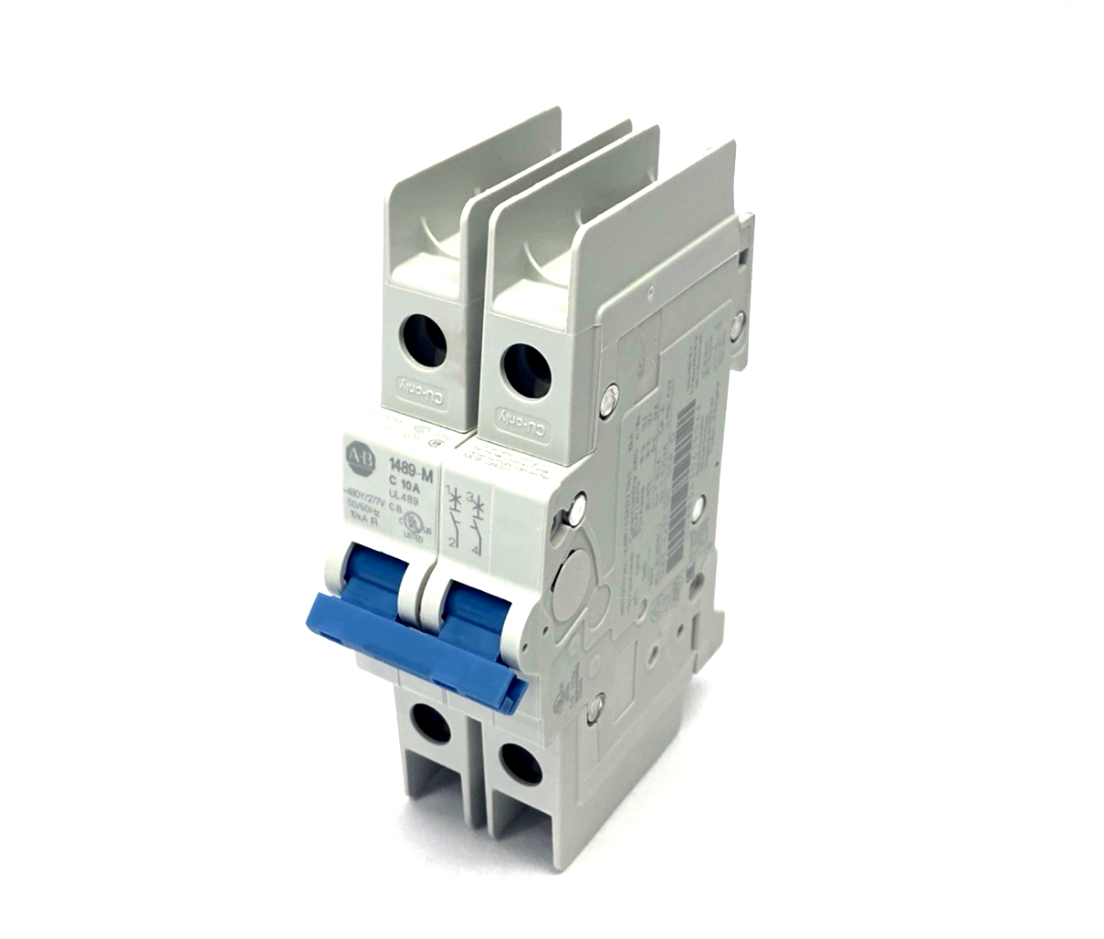 Allen Bradley 1489-M2C100 Ser. D Miniature Circuit Breaker 2P 10A Trip C - Maverick Industrial Sales