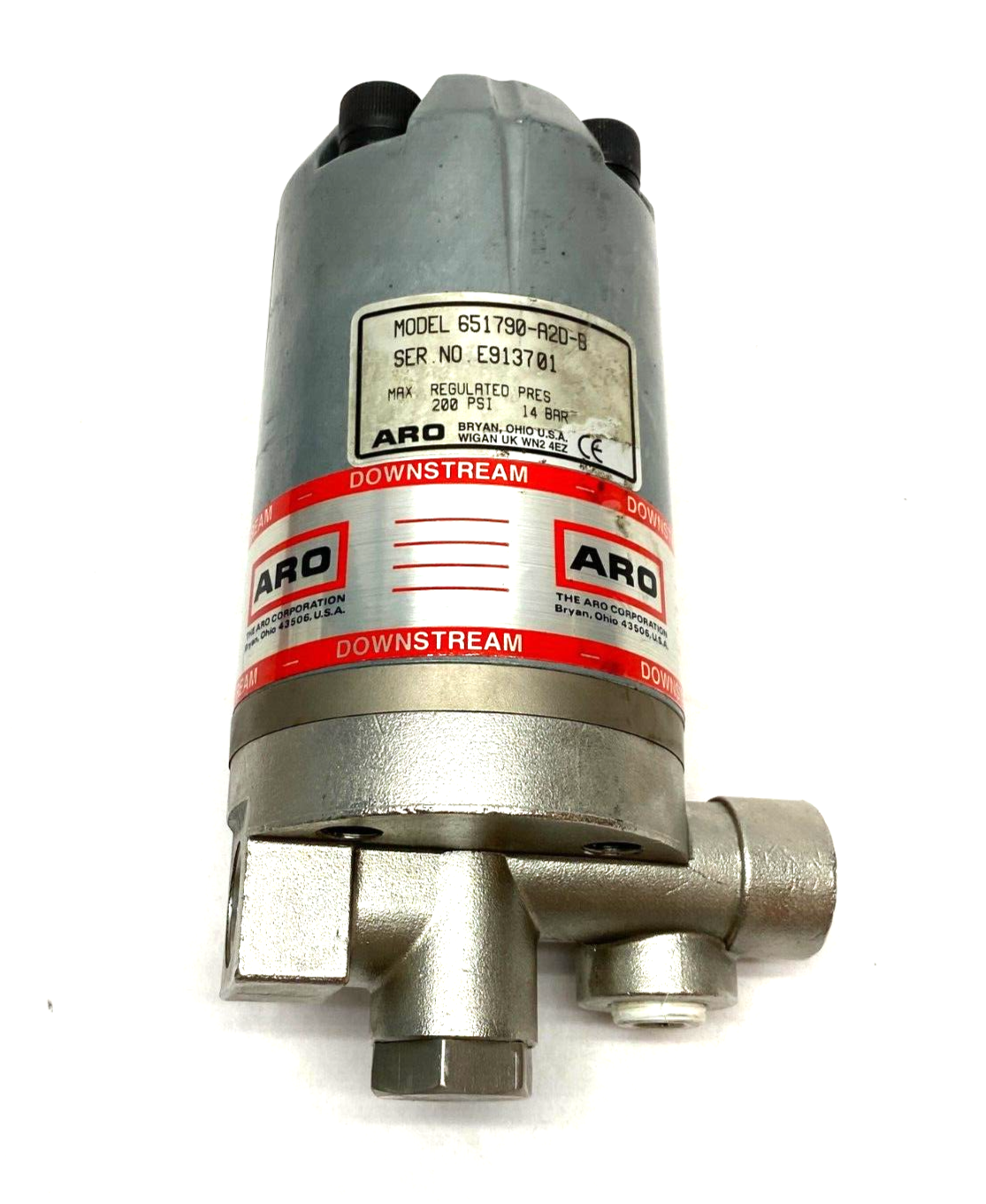 ARO Ingersoll Rand 651790-A2D-B High Flow Downstream Regulator 3/8" NPT Ports - Maverick Industrial Sales
