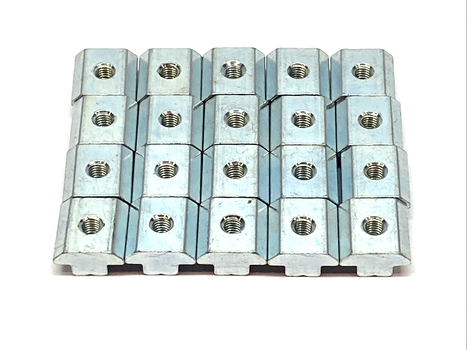 Framing Tech TSN10M6 T-Slot Nut, Slotted Block LOT OF 20 - Maverick Industrial Sales