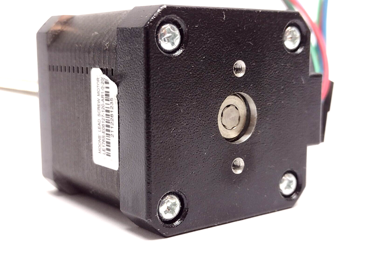LE176S-E06127-120-AR1-0-200 | Moons Leads Screw Motor 240N 300rpm Lead Screw 75mm - Used - Maverick Industrial Sales