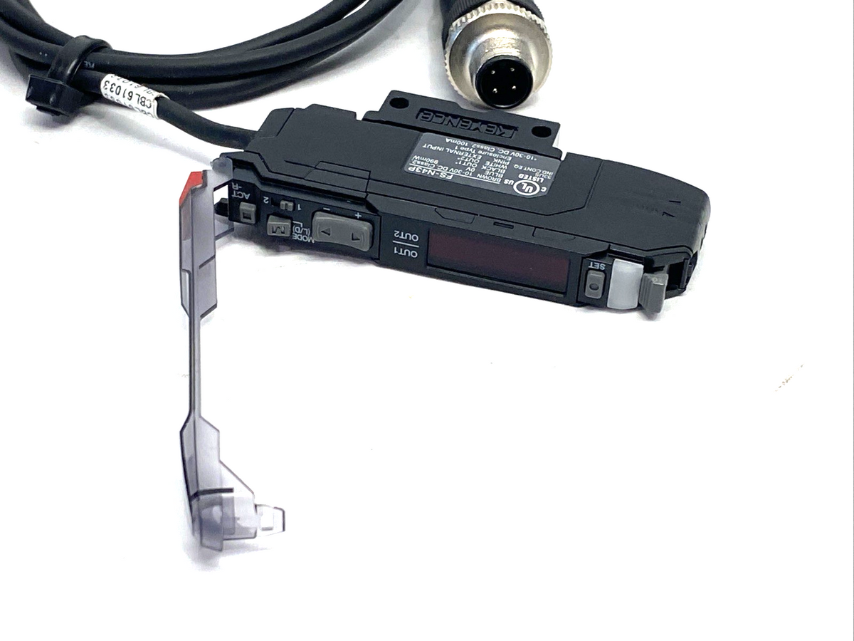 Keyence FS-N43P Fiber Optic Sensor Amplifier Unit - Maverick Industrial Sales
