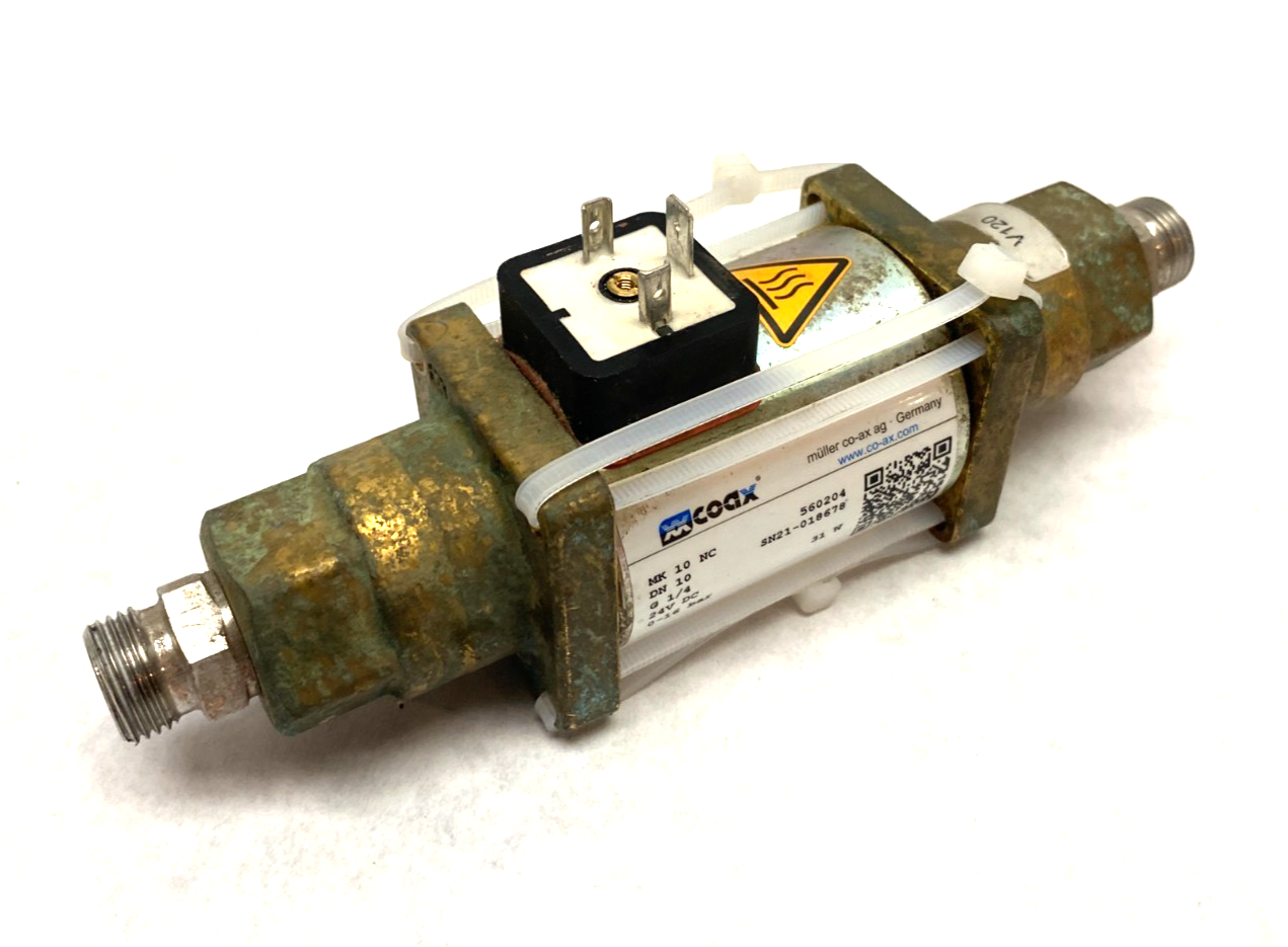 560204 | Coax Direct Acting Coaxial Valve 2/2-Way MISSING TIE RODS - Used - Maverick Industrial Sales