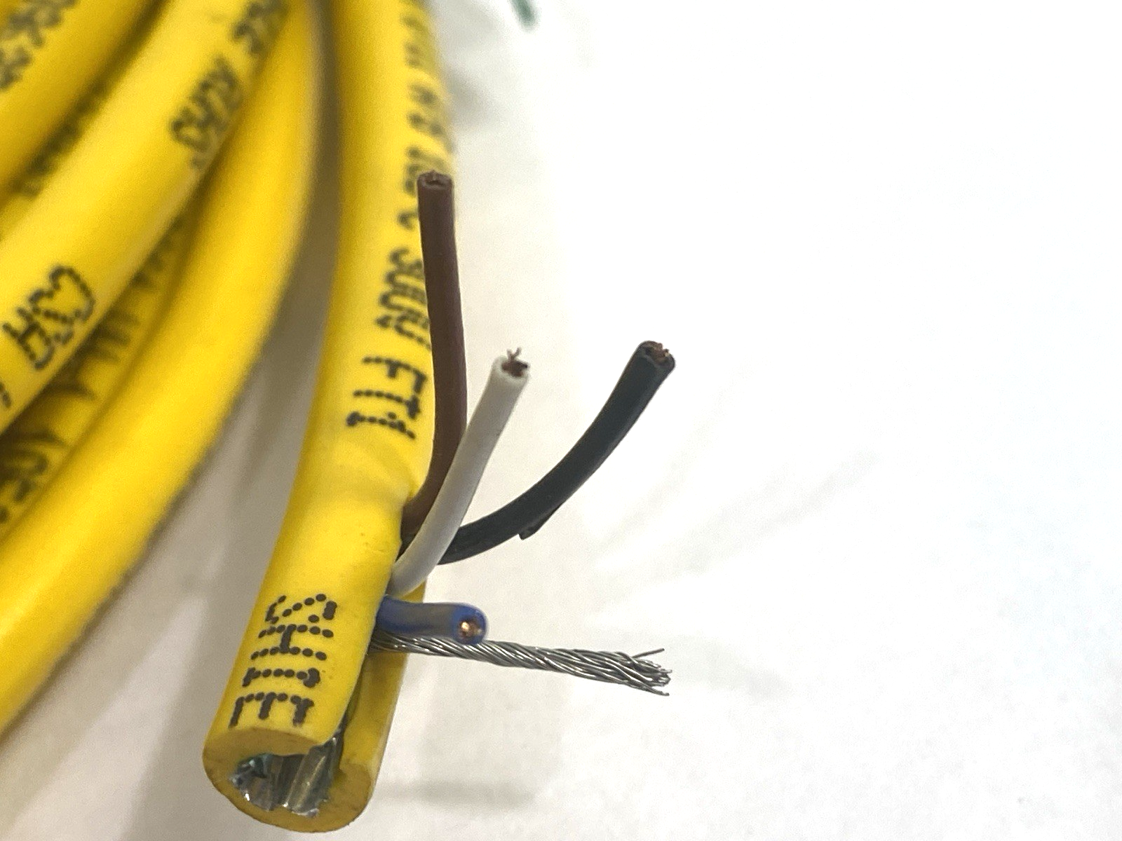 889D-M4SC-5 Ser. A | Allen Bradley Single-Ended Cordset Male 4-Pin 5m PULLED LEADS - New Other - Maverick Industrial Sales