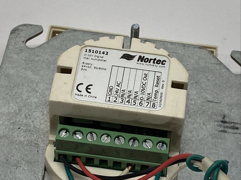 Nortec 151-0142 Humidistat Control Digital Wall Mount 0-10V - Maverick Industrial Sales