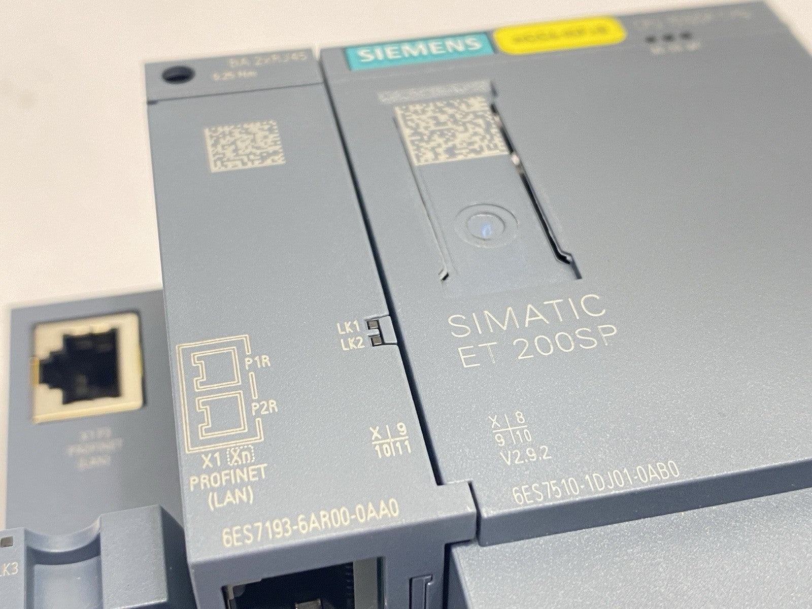 6ES7510-1DJ01-0AB0 | Siemens SIMATIC DP CPU For ET 200SP w/ 6ES7193-6AR00-0AA0 - Used - Maverick Industrial Sales