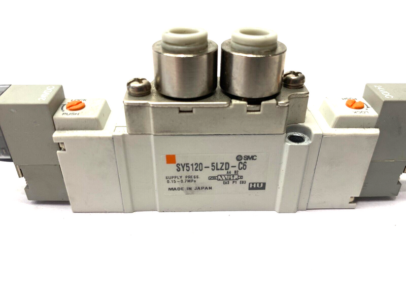 SMC SY5120-5LZD-C6 Double Solenoid Valve 5-Port - Maverick Industrial Sales