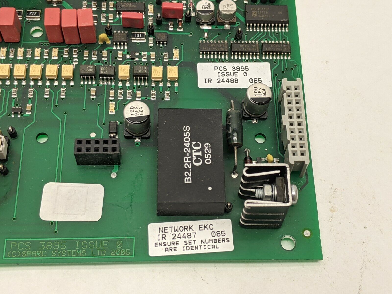 Sparc Systems PCS 3895 IR 24487 Automated Counter Network Card PCB - Maverick Industrial Sales