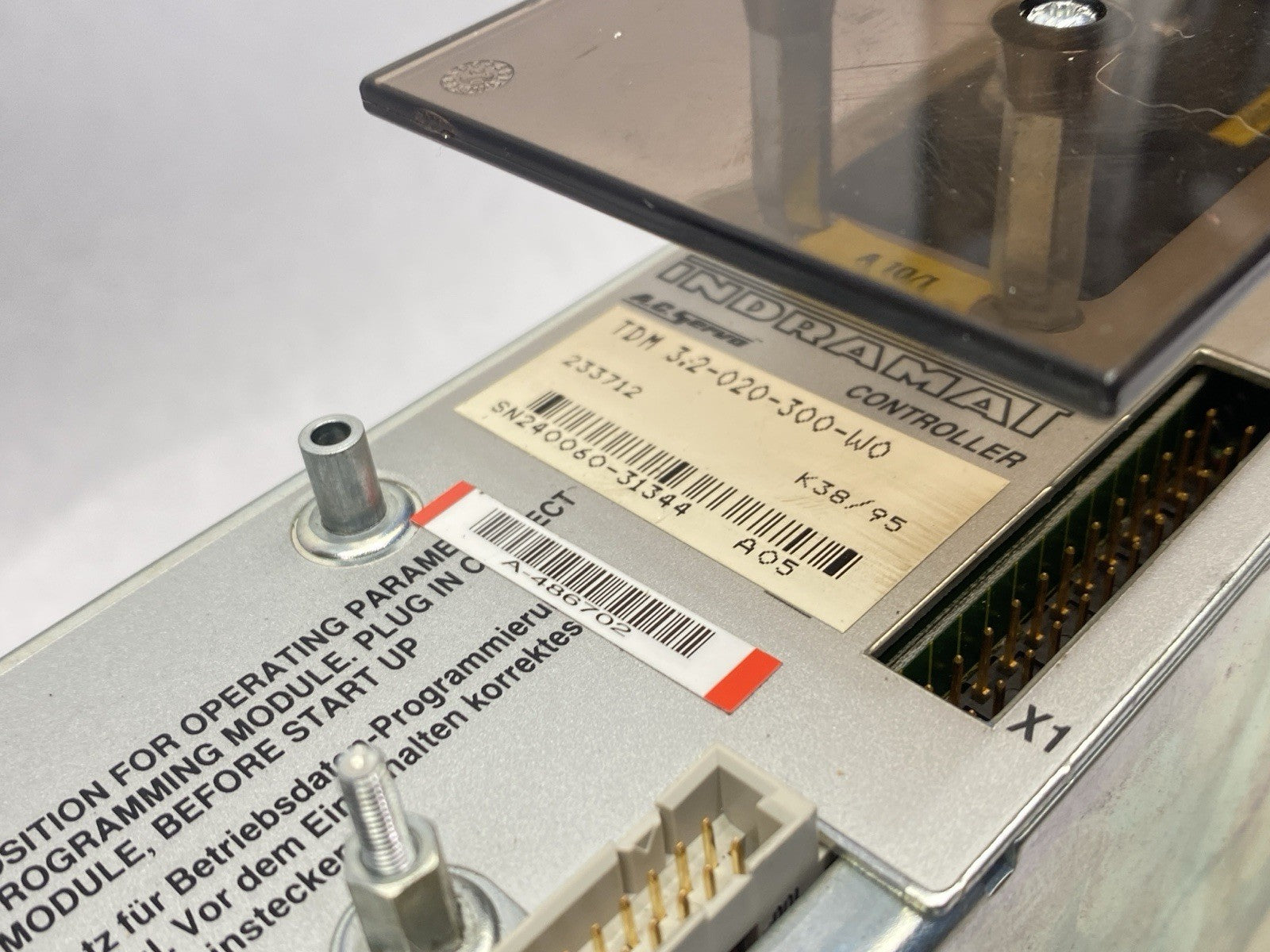 Indramat TDM3.2-020-300-W0 TDM Servo Drive Module - Seller refurbished - Maverick Industrial Sales