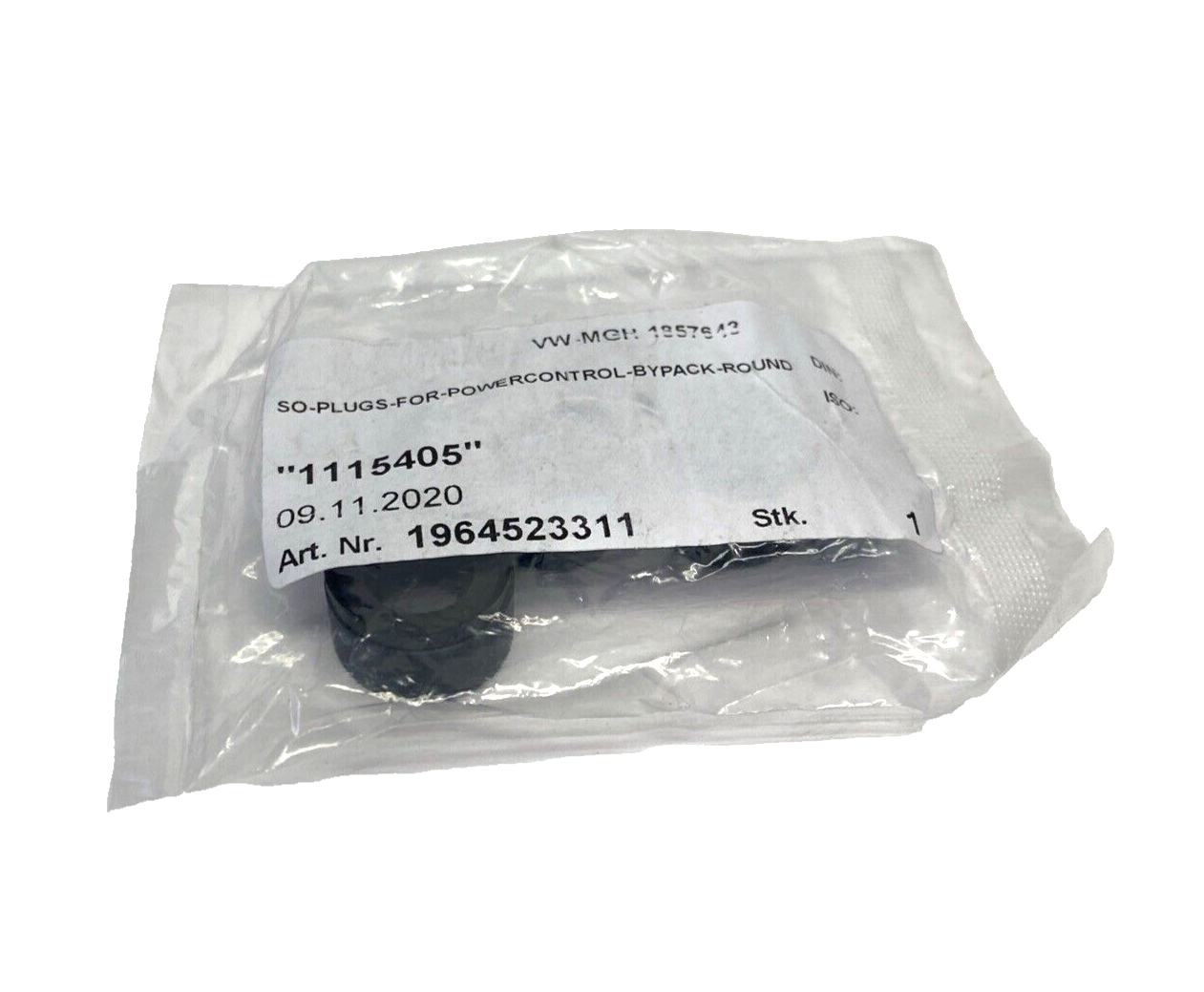 1115405 SO Plugs For Powercontrol Bypack Round 1964523311 - New - Maverick Industrial Sales