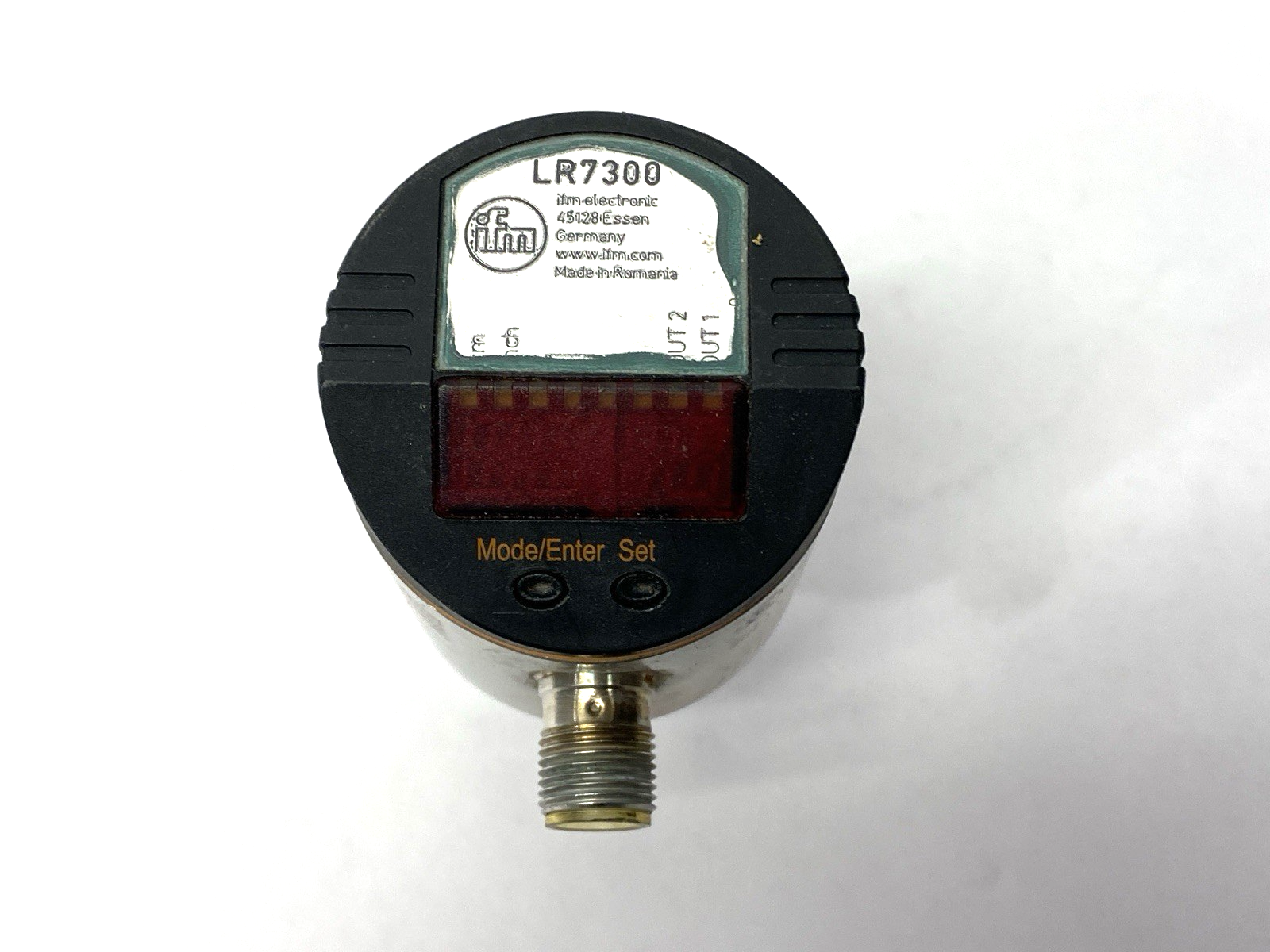 LR7300 | ifm Continuous Level Sensor LR0000B-BN34AQPKG/US - For parts or not working - Maverick Industrial Sales