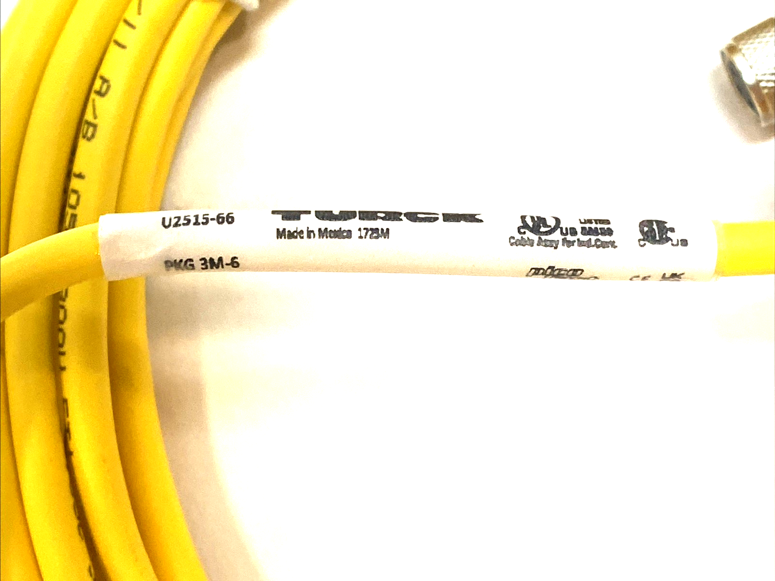 Turck PKG 3M-6 Single-Ended M8 3-Pin Picofast Female Cordset U2515-66 - Maverick Industrial Sales