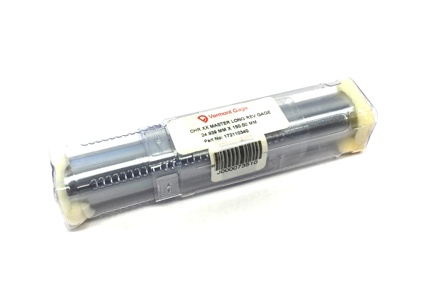Vermont Gage 172110340 CHR XX Reversible Long Master Gage 24.939mm x 150.00mm - Maverick Industrial Sales