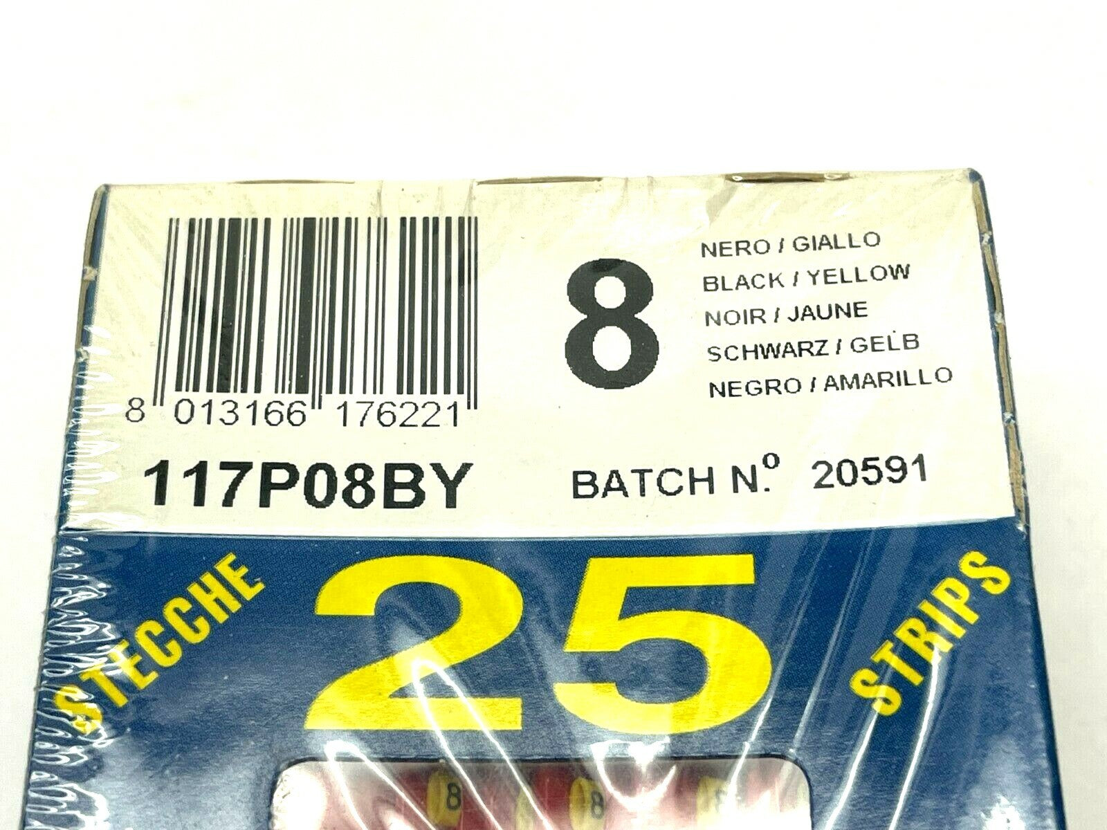 Grafoplast 117P08BY Wiremarker Strips LOT OF 50 - Maverick Industrial Sales