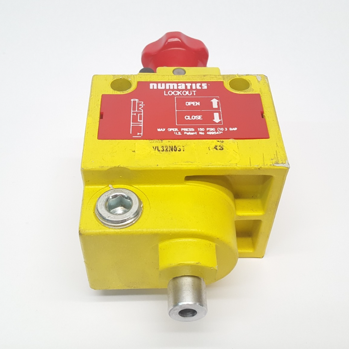Emerson Numatics™ VL32N03Y Lockout/Shutoff Valve 3/8" In/Out 1/2" Exhaust - Maverick Industrial Sales