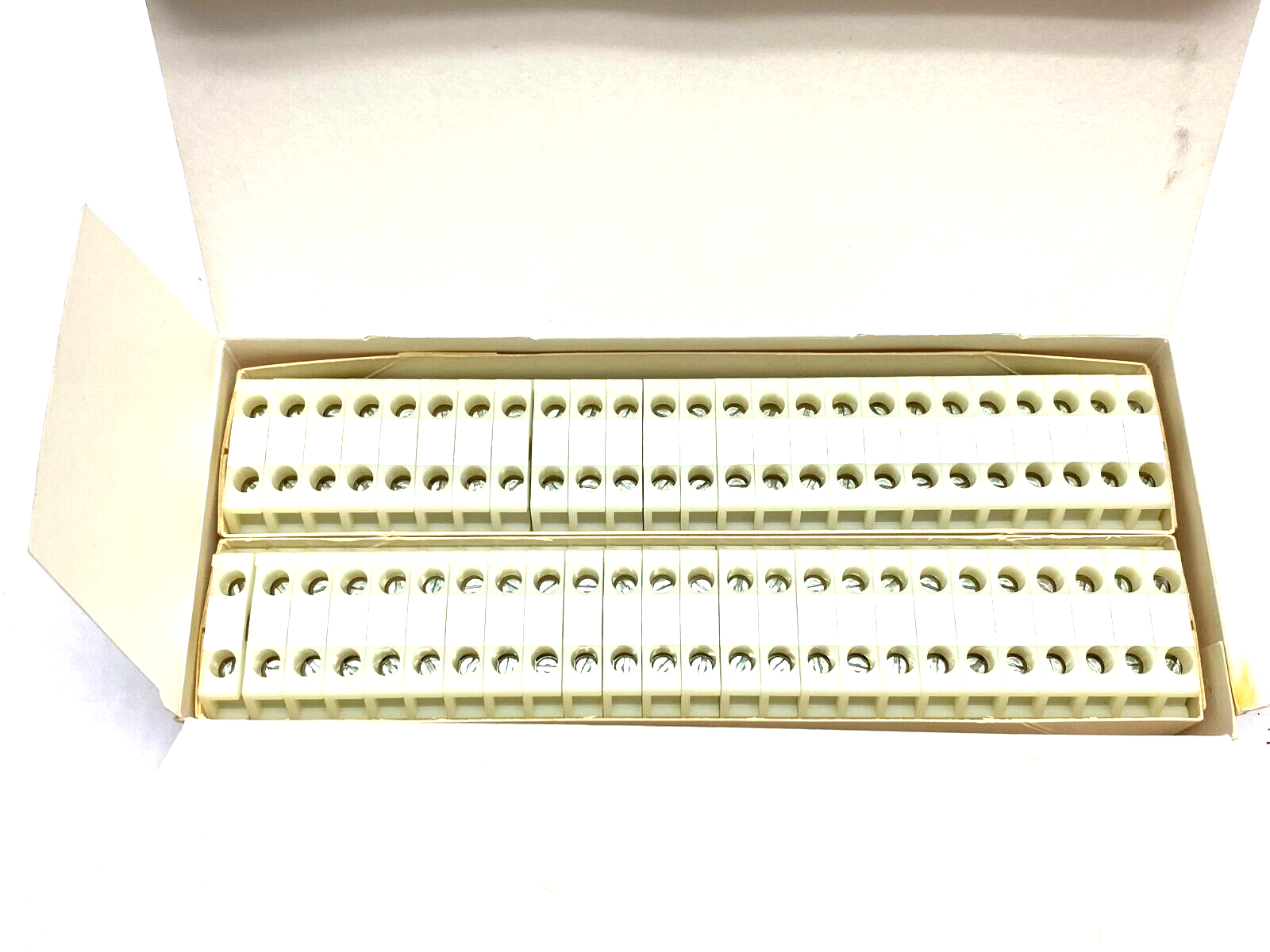 Allen Bradley 1492-HM3 Ser. A Finger-Safe Terminal Block White BOX OF 50 - Maverick Industrial Sales