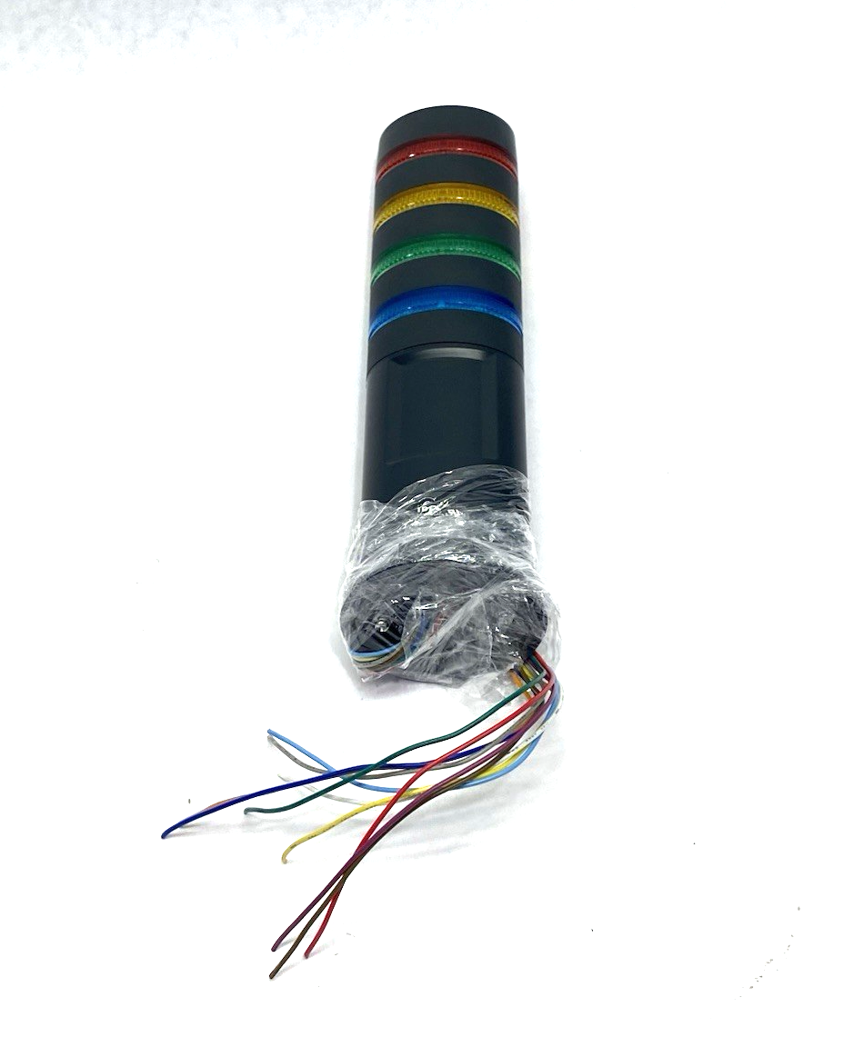 IDEC LD6A-4DZQB-RYSG Indicator LED Tower Light 4-Tier Direct Mount w/ Alarm - Maverick Industrial Sales