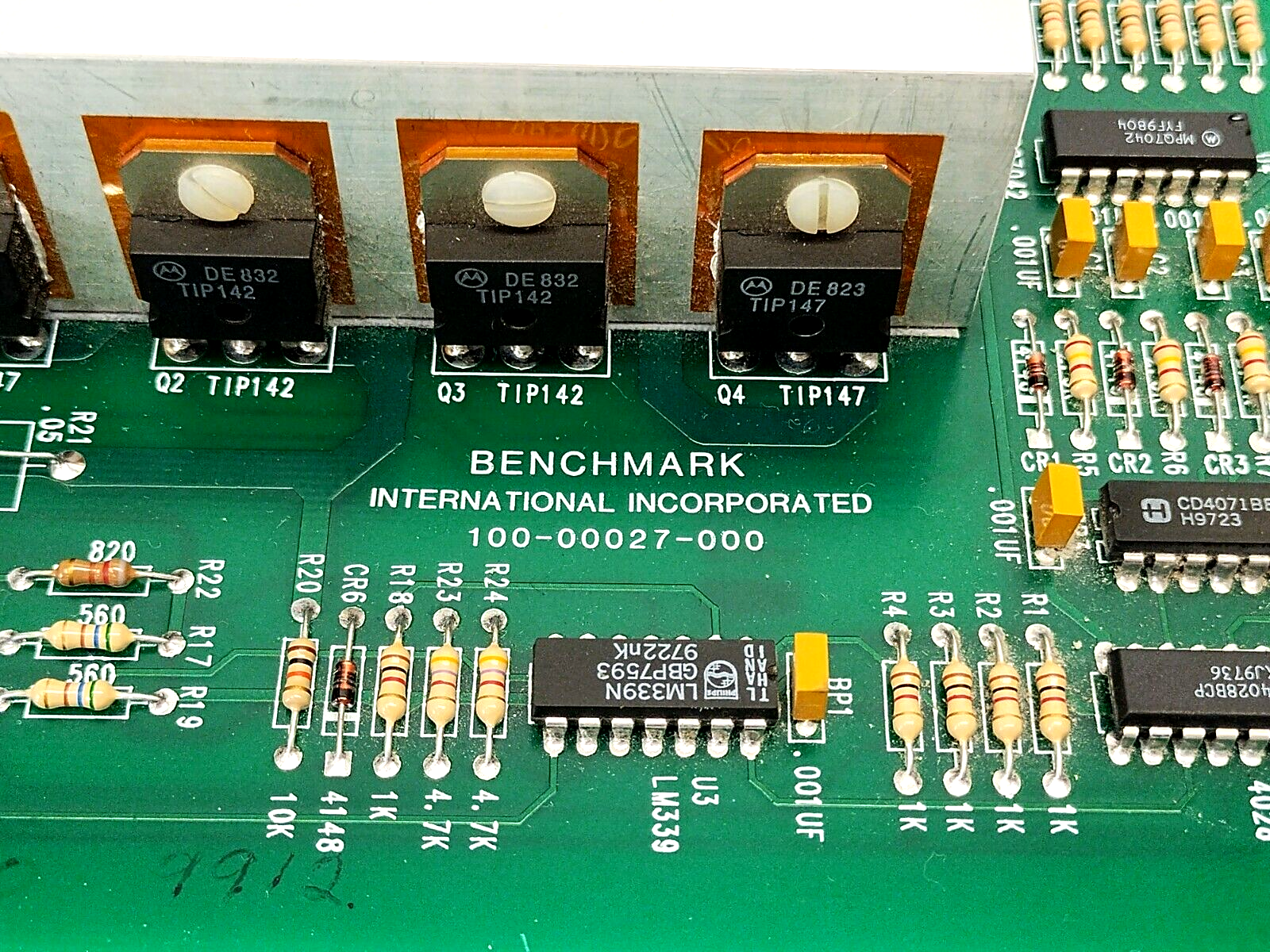 100-00027-000 | Benchmark International Control Board - Used - Maverick Industrial Sales