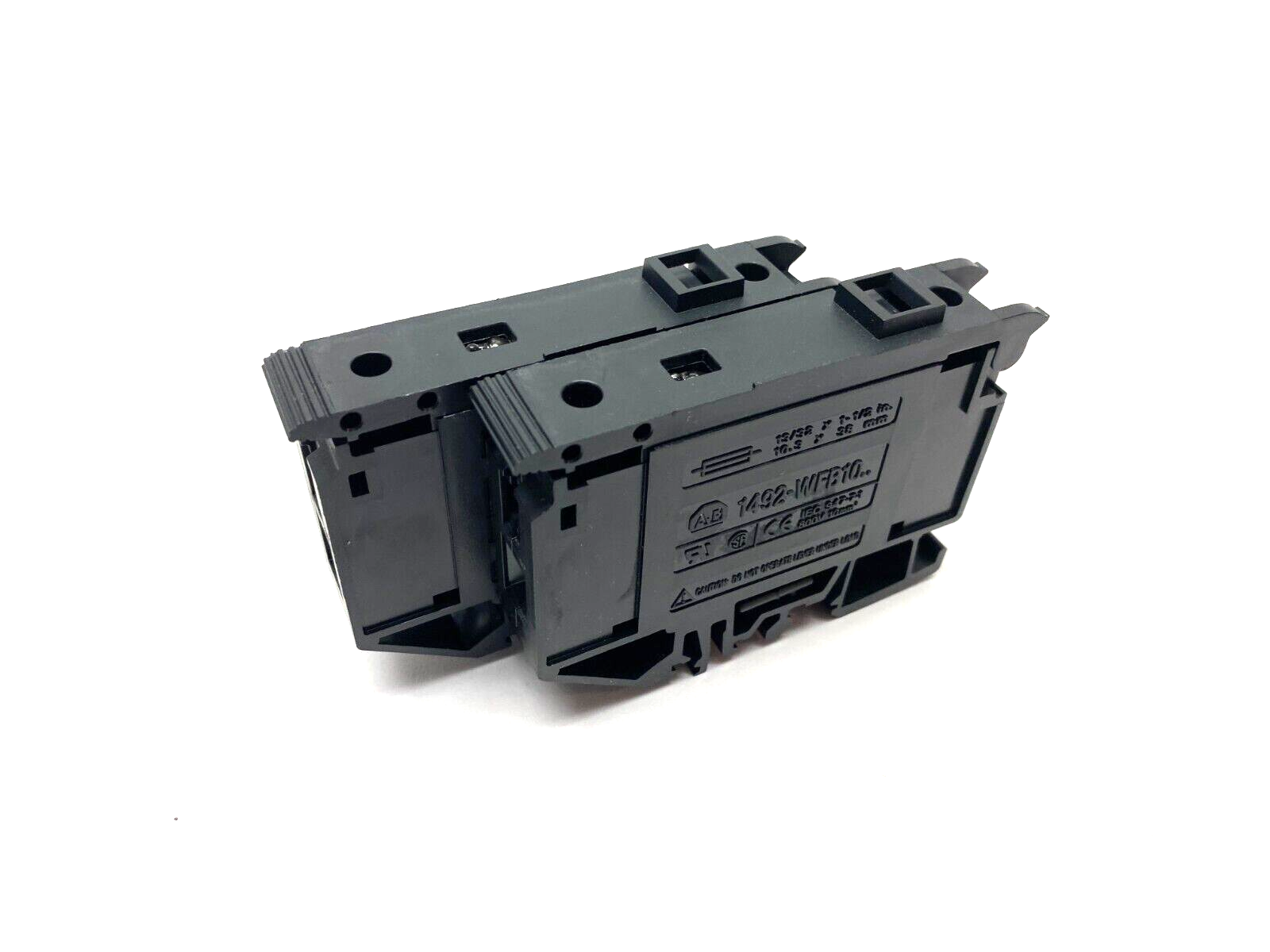 Allen Bradley 1492-WFB10250 Fuse Holding Terminal Block Black 10mm LOT OF 2 - Maverick Industrial Sales